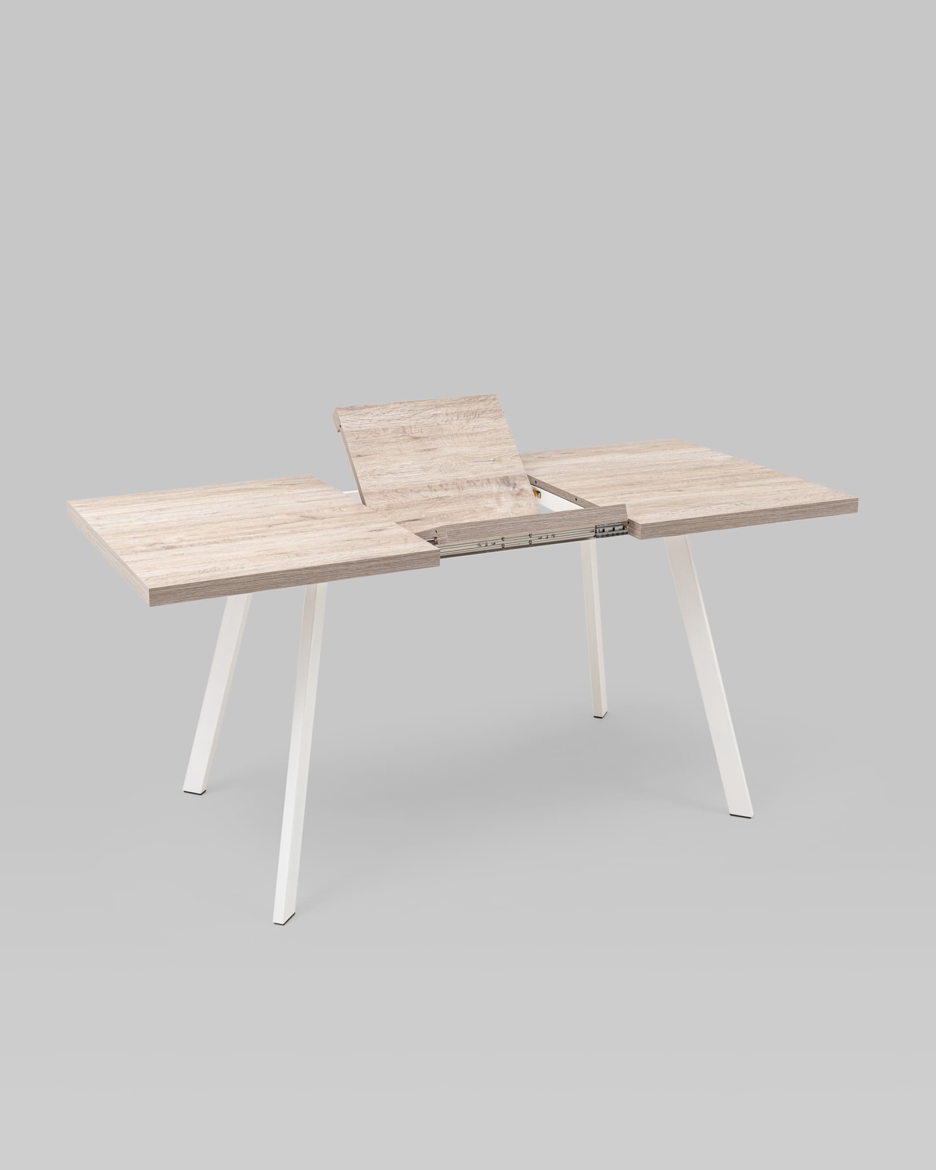 Стол Plain 116-158*74 дуб Ан/белый из Италии