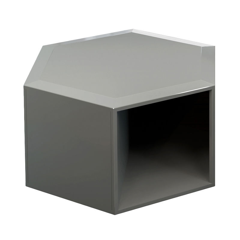 Приставной столик отделка серый глянцевый лак MOD INTERIORS AVILA из Италии