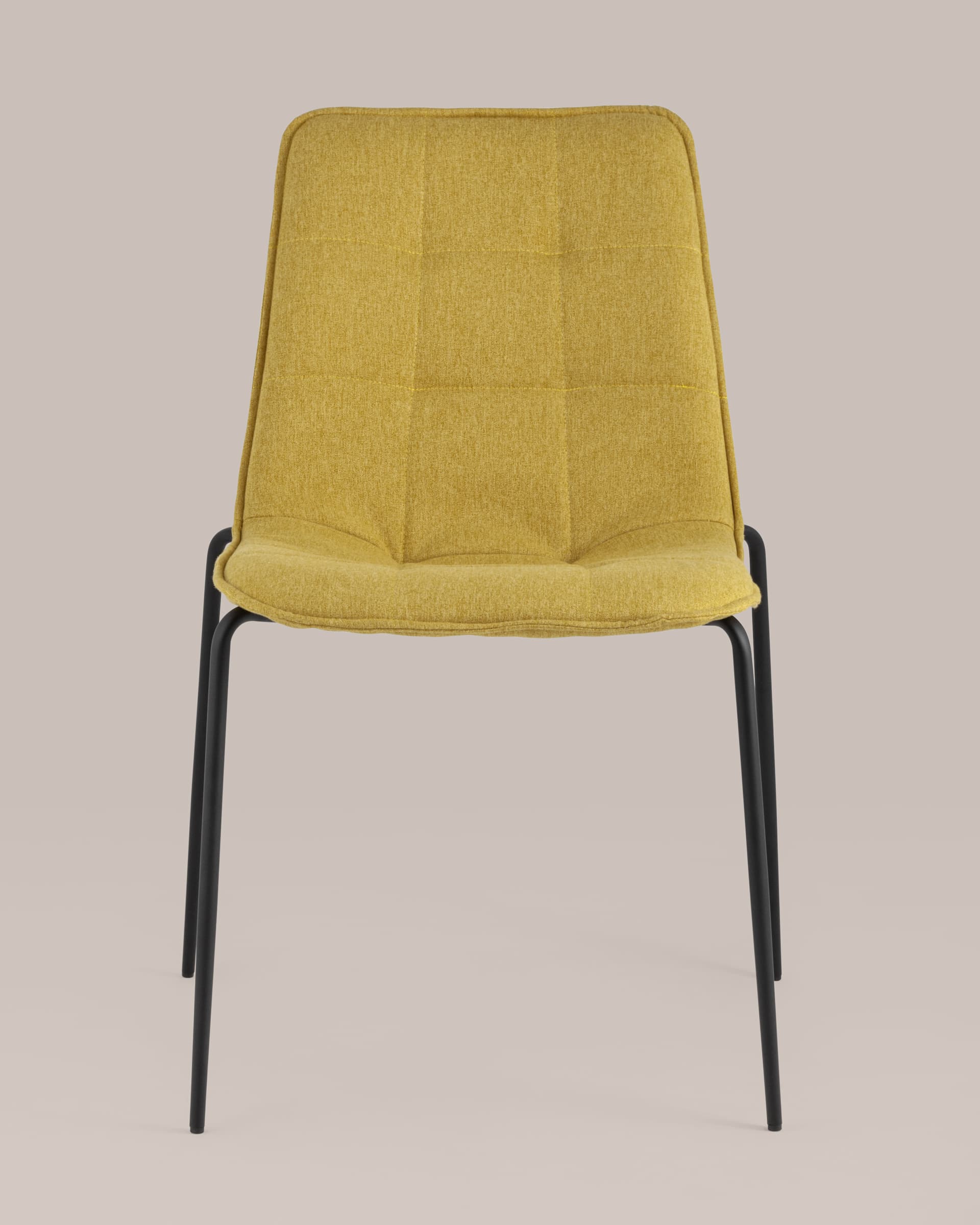 Стул Мелани рогожка желтый из Италии