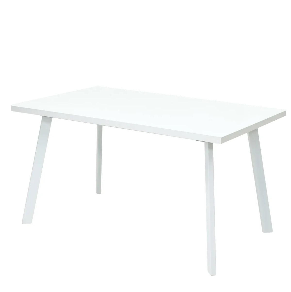 Стол ФИН 120 Латте, стекло/ Белый каркас М-City из Италии