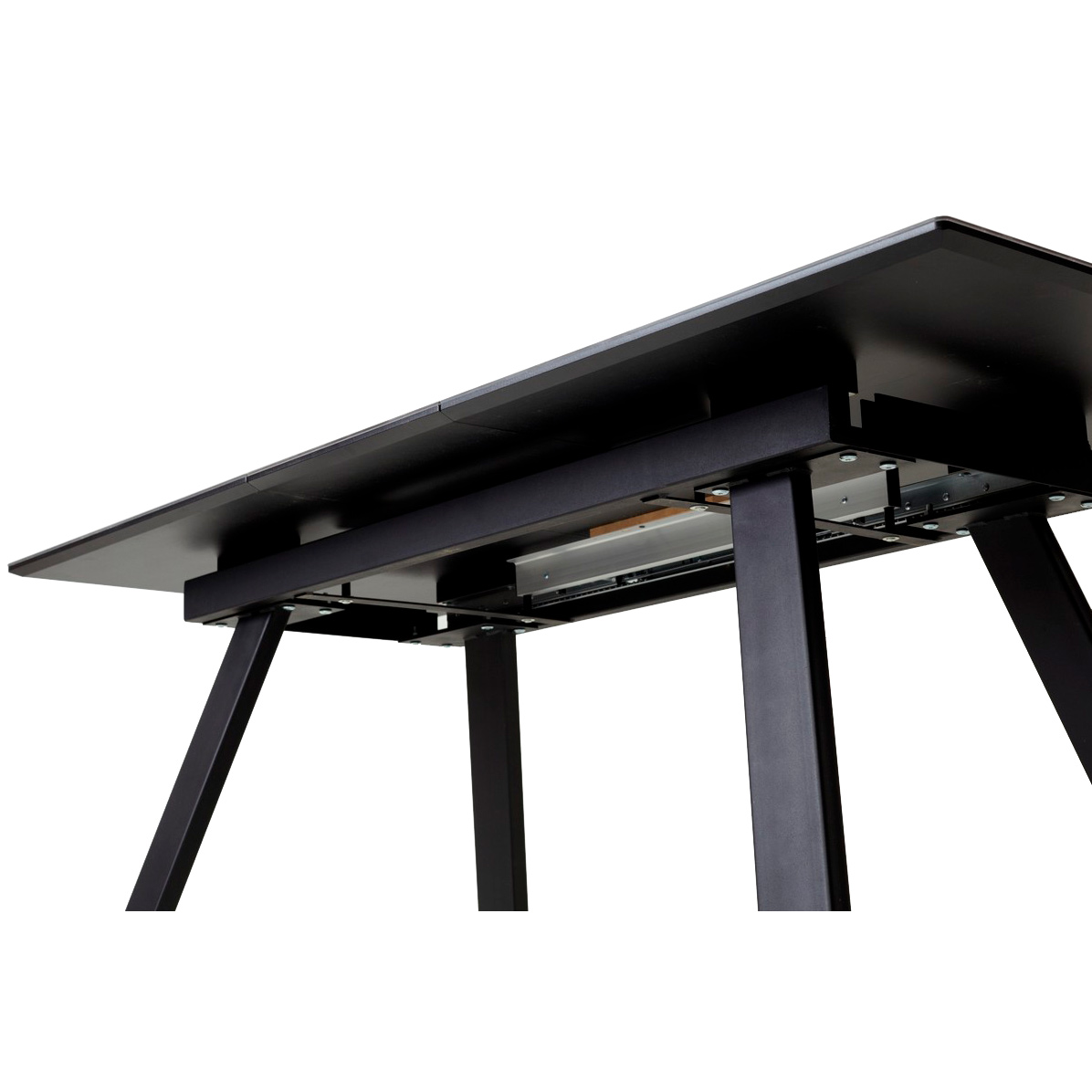 Стол Морис 140 ДАРК, стекло / ЧЕРНЫЙ М-City из Италии