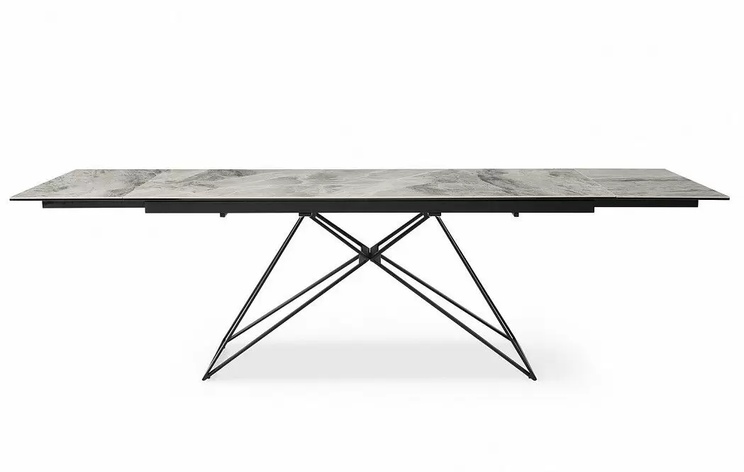 Стол раскладной Cross 180-260, светлая керамика из Италии