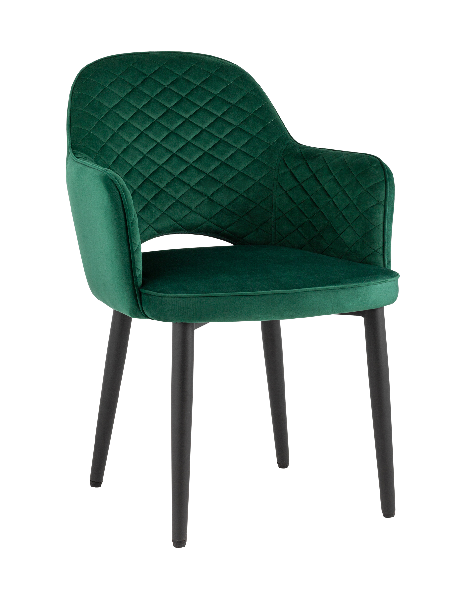 Стул Венера диамант велюр изумрудный из Италии