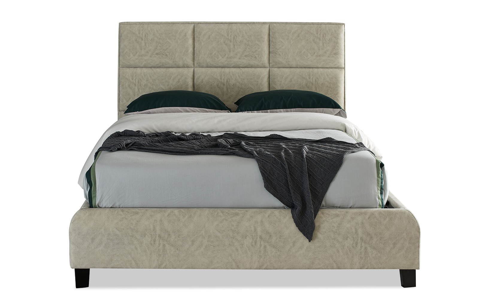 Кровать с подъемным механизмом Emilia 180x200, серо-бежевый из Италии