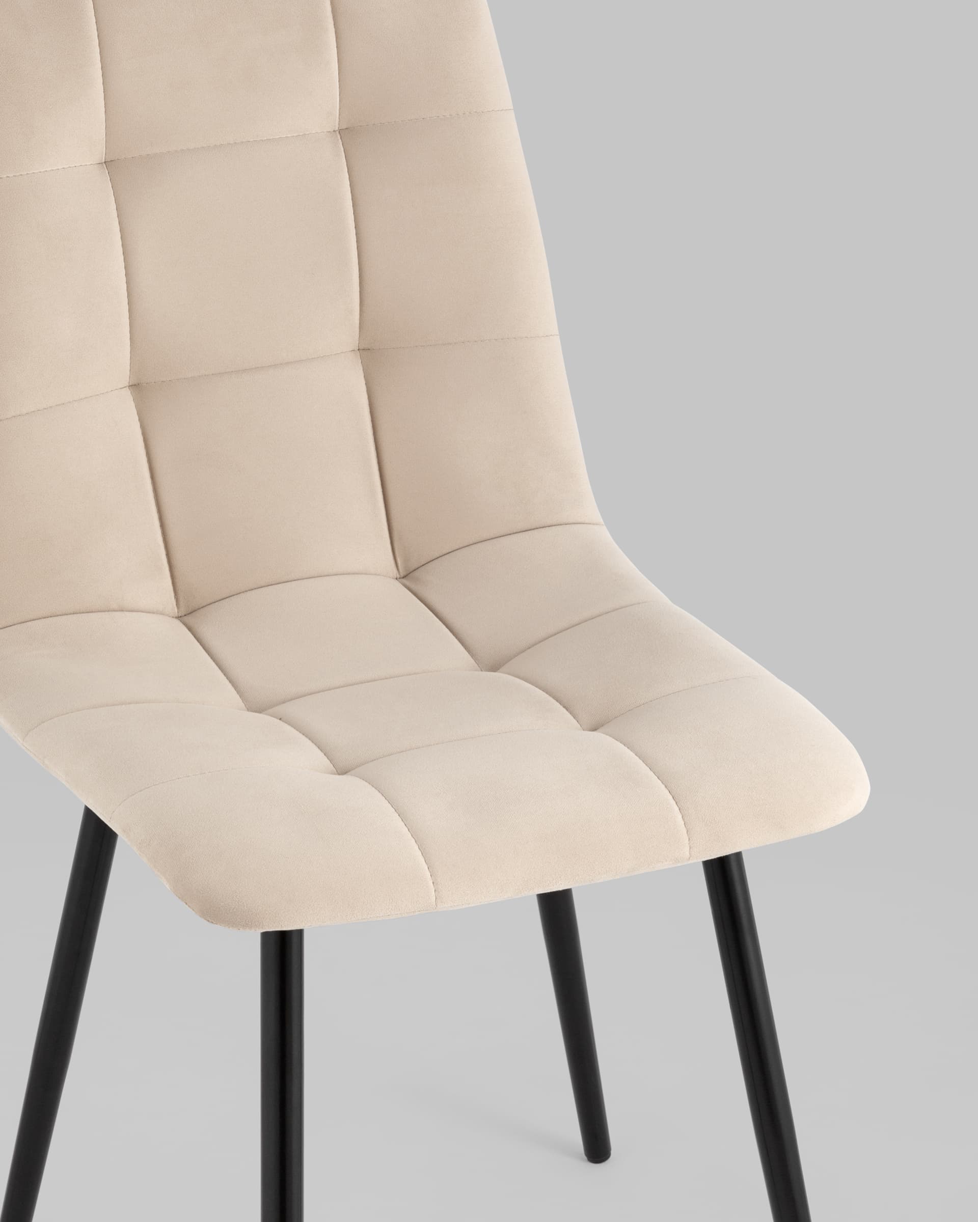 Стул Oliver велюр бежевый из Италии