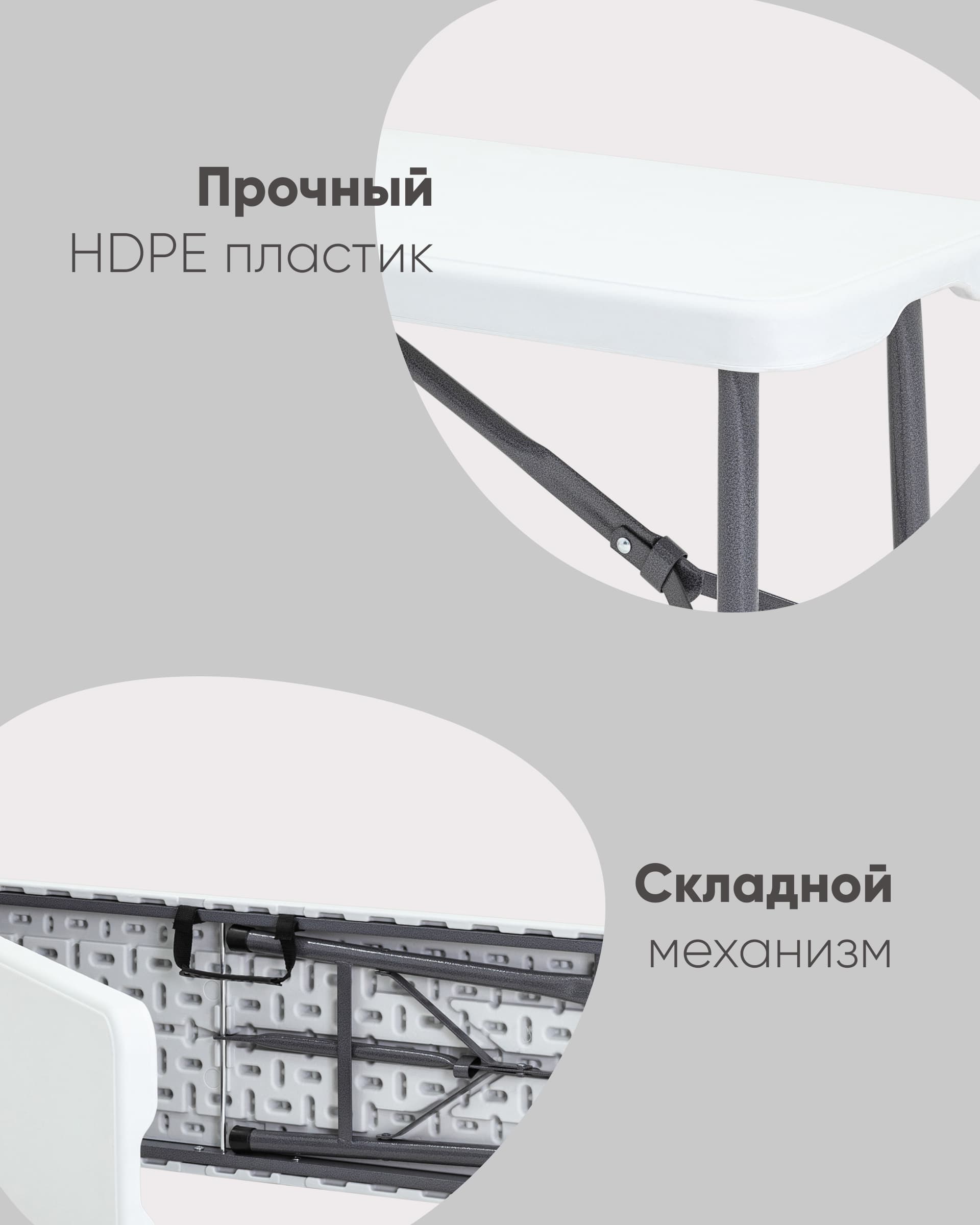 Скамейка складная Кейт 180 коричневая из Италии