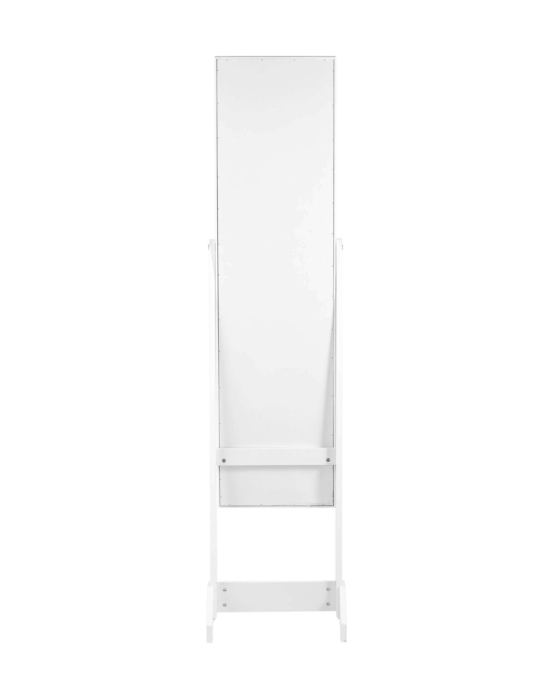 Зеркало-шкаф напольное Godrick для украшений белое из Италии