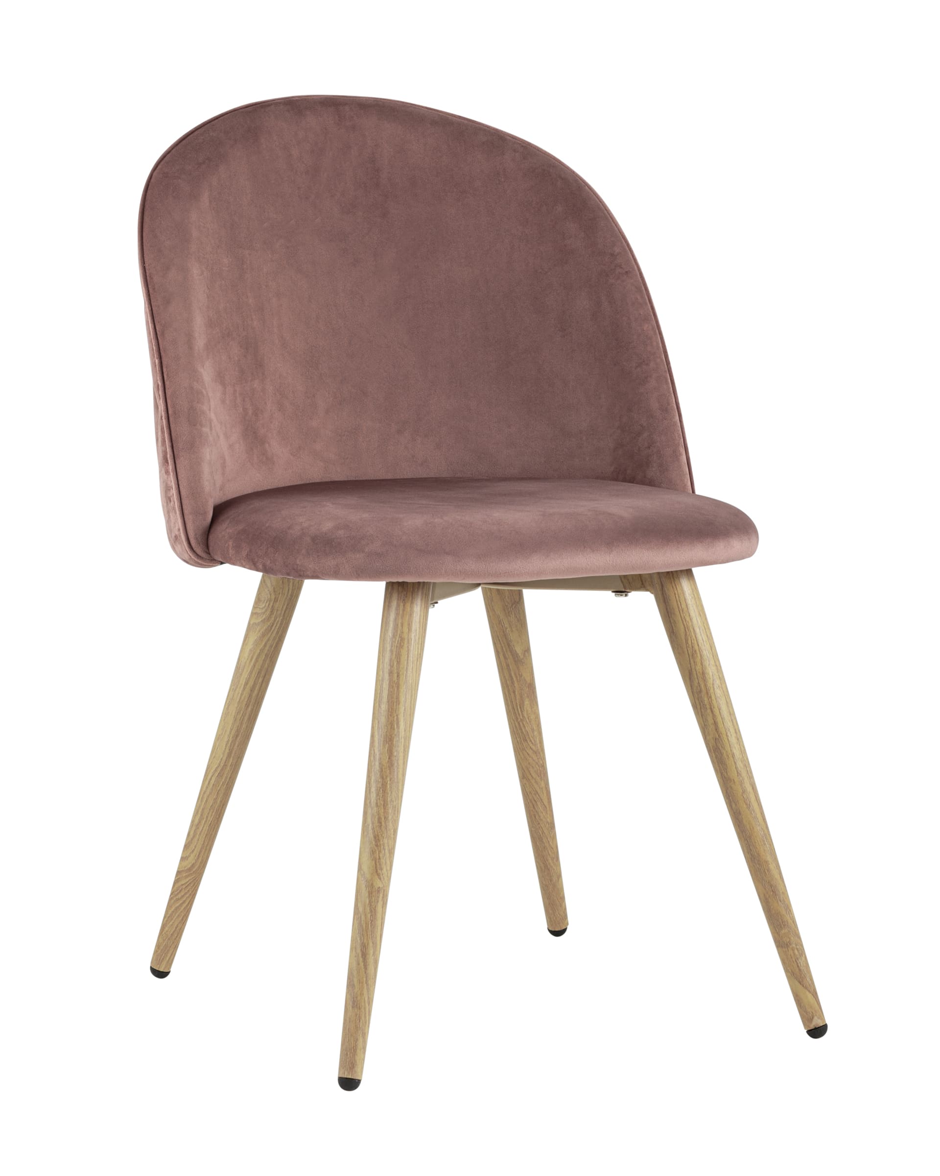 Стул Лион NEW, велюр с ромбами, розовый из Италии