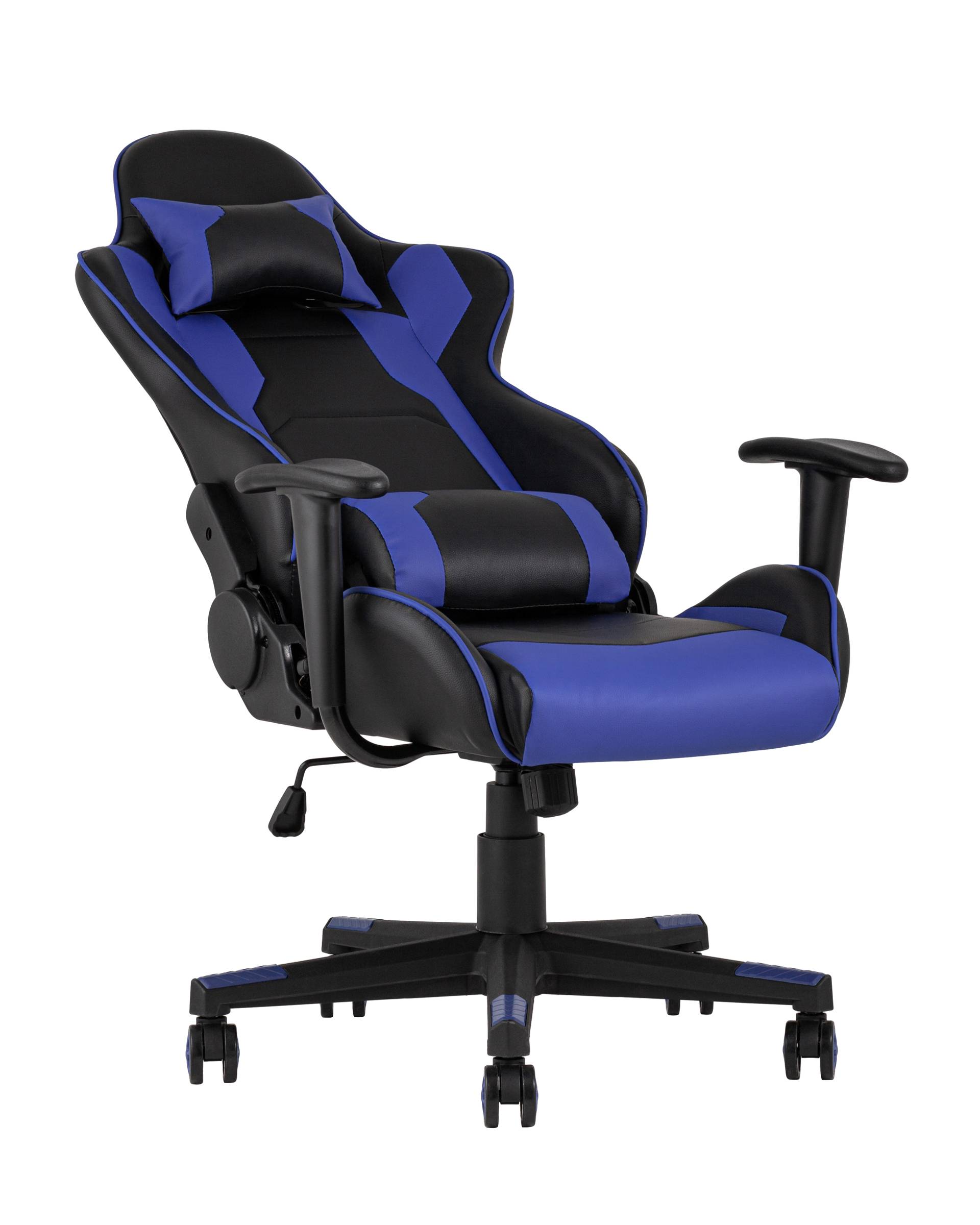 Кресло игровое TopChairs Diablo синее из Италии