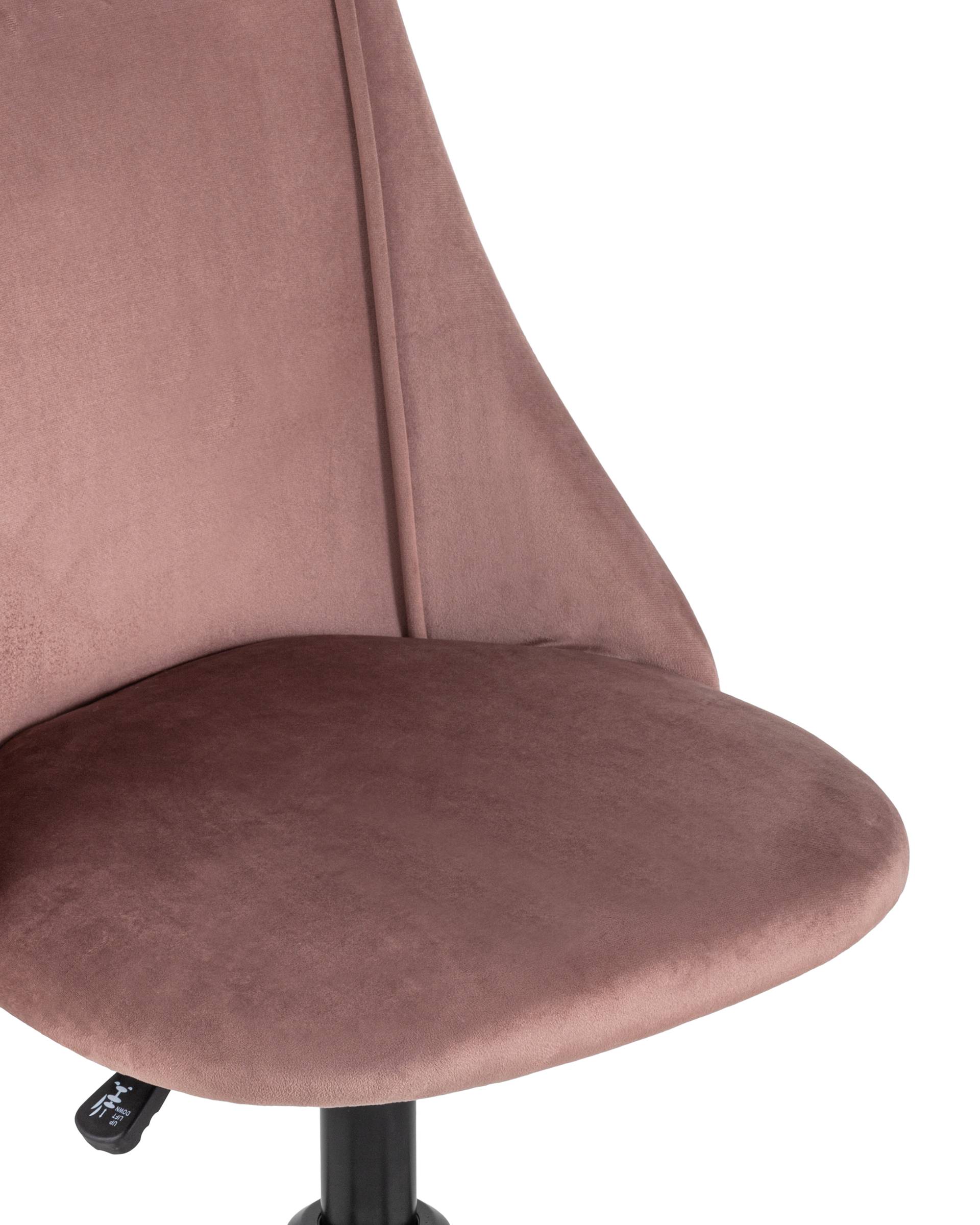 Кресло компьютерное Сиана велюр розовый из Италии