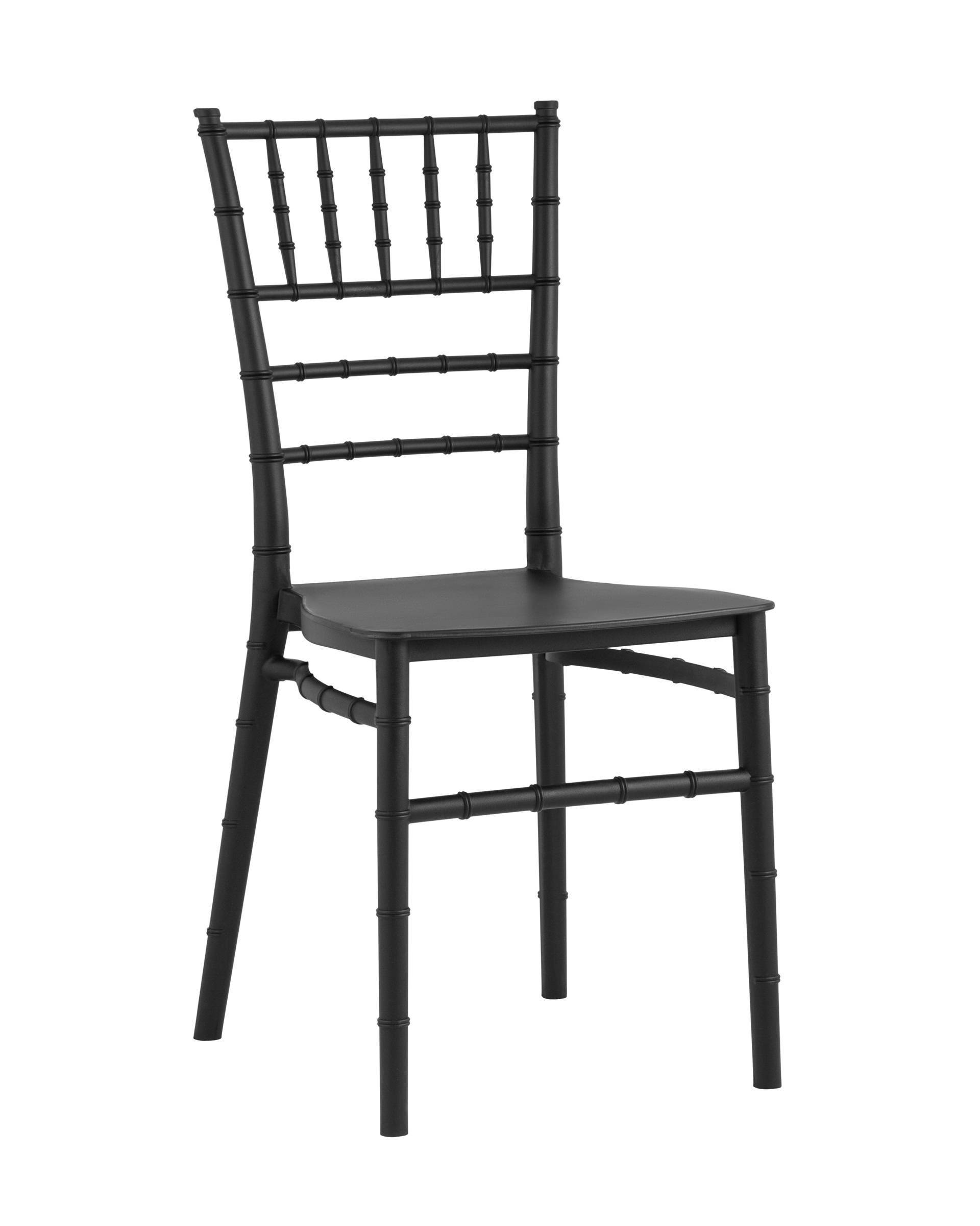 Стул Chiavari (Кьявари) пластик черный из Италии