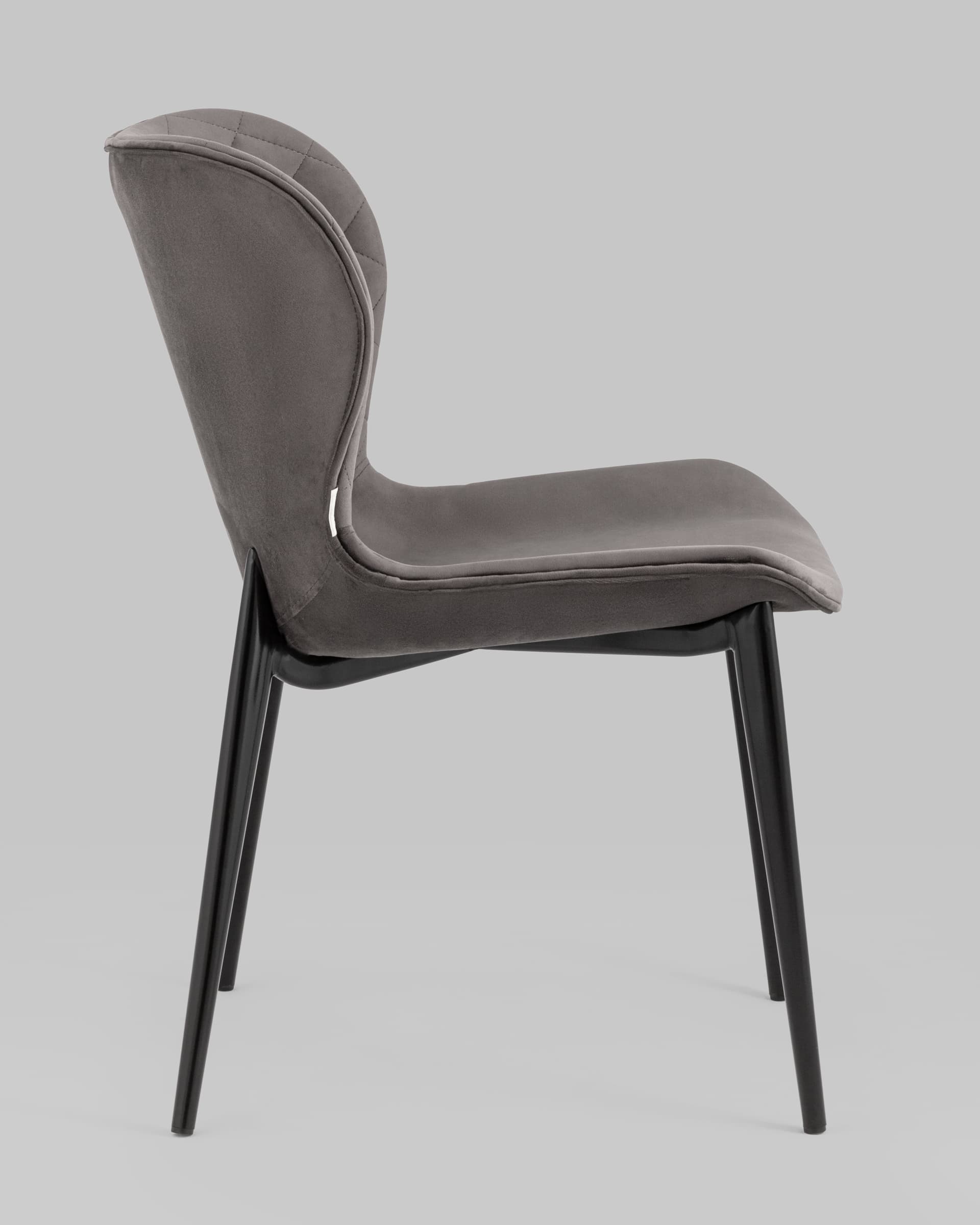 Стул Гамми велюр темно-серый из Италии