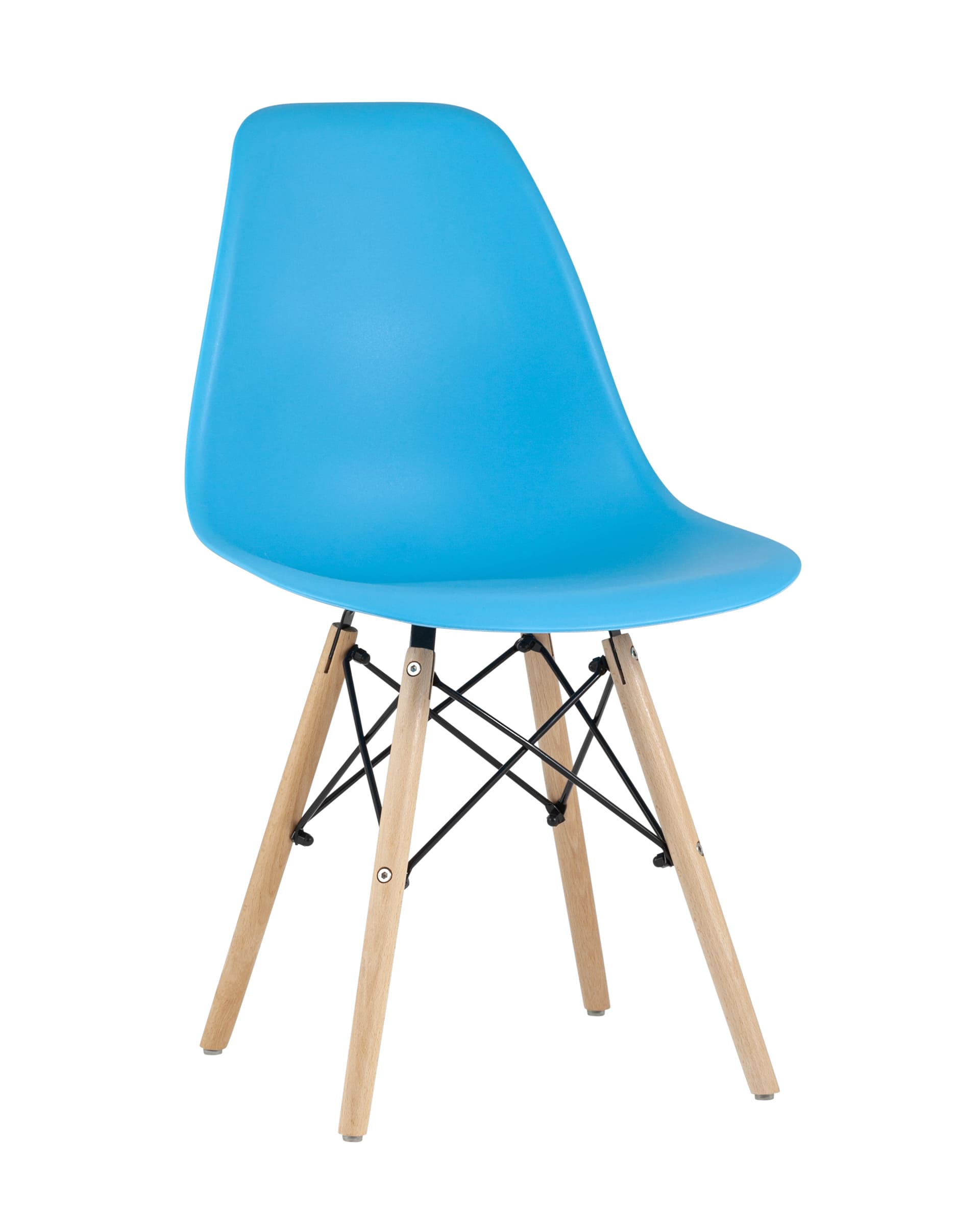 Стул Eames Style DSW бирюзовый (разборный каркас) из Италии