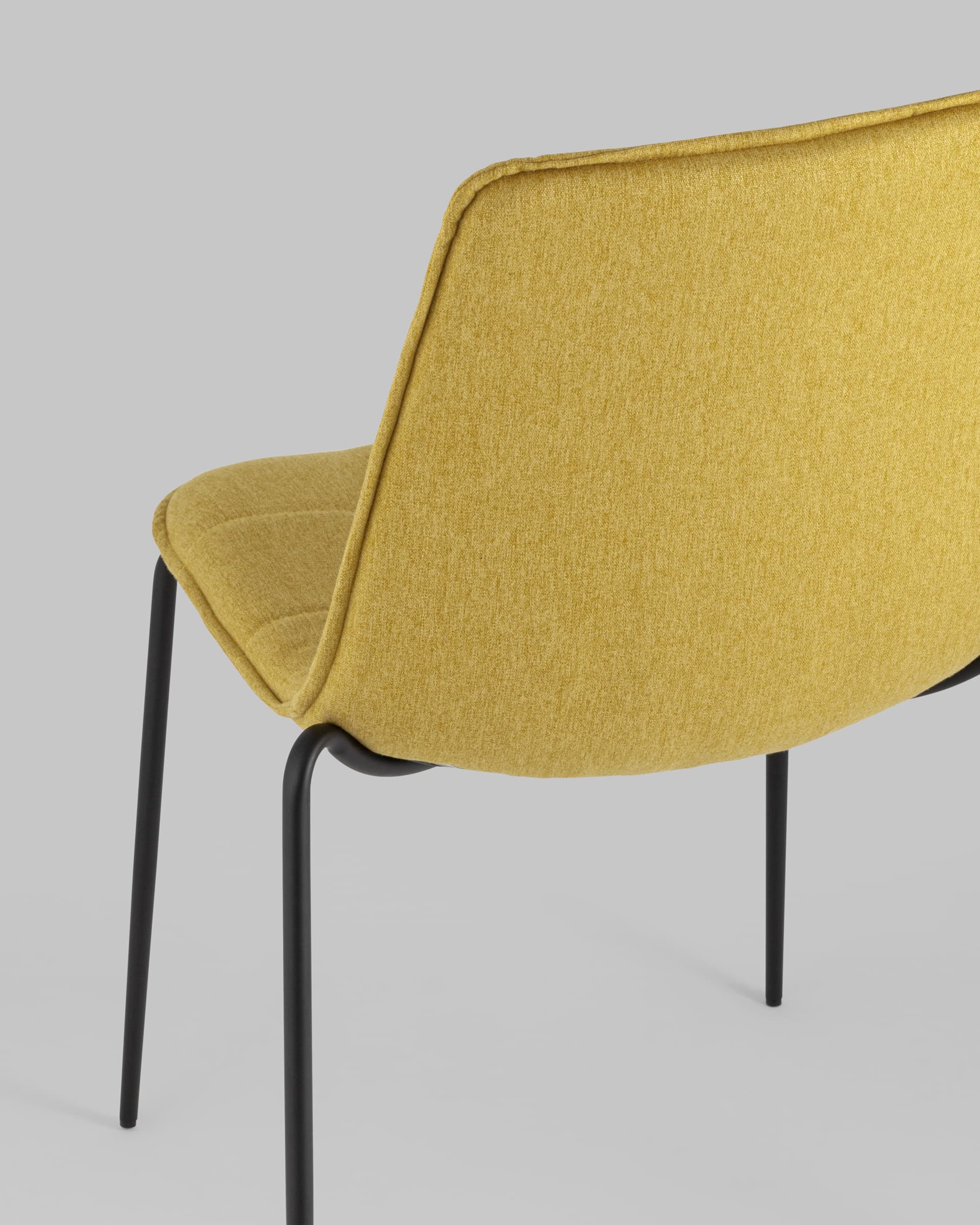 Стул Мелани рогожка желтый из Италии