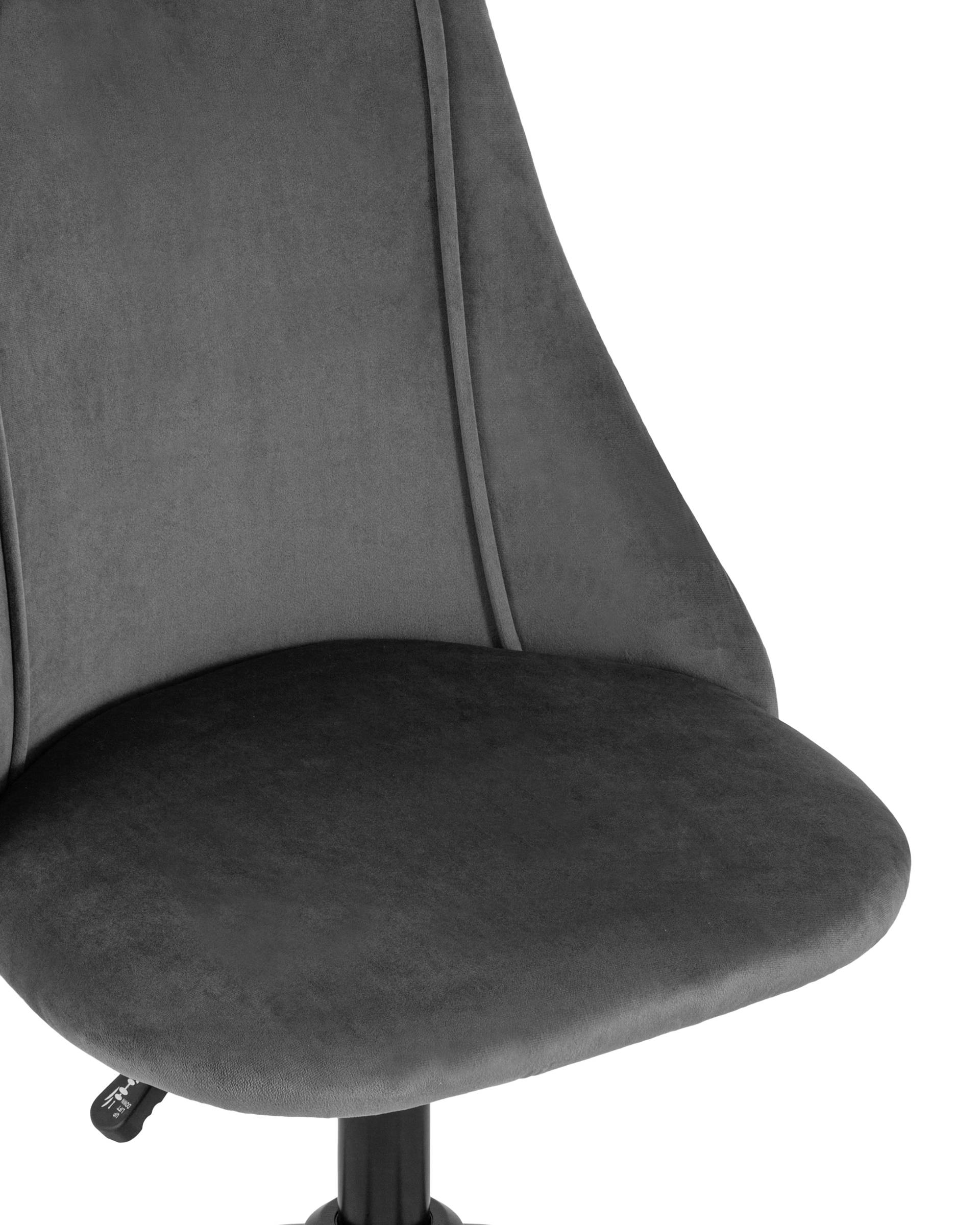 Кресло компьютерное Сиана велюр серый из Италии