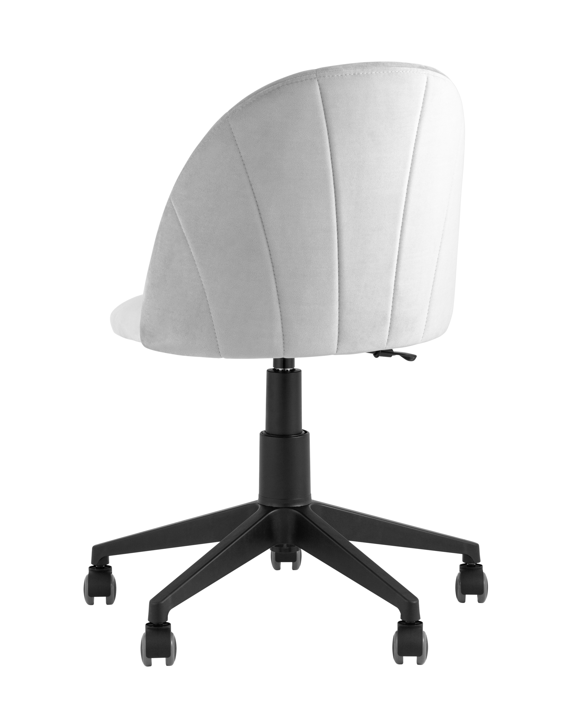 Кресло компьютерное Логан велюр светло-серый из Италии