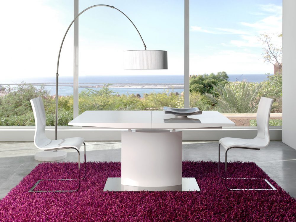 Обеденный стол DUPEN DT-01 160 (200) белый из Италии