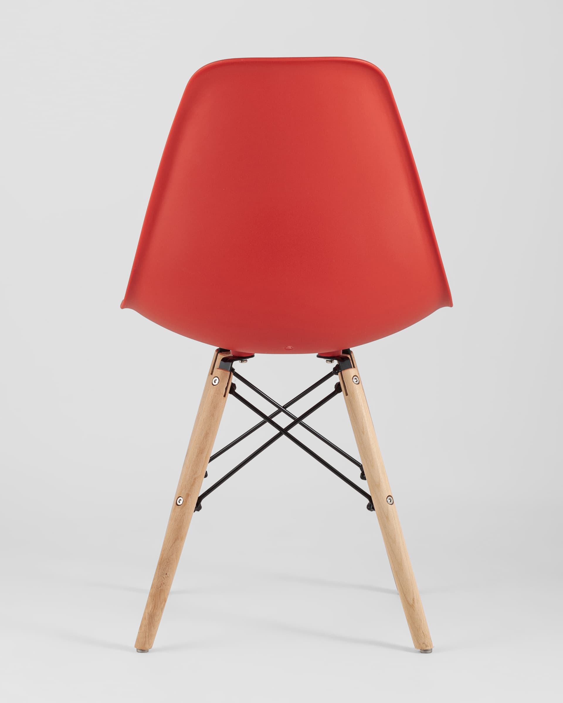 Стул Eames Style DSW красный x4 из Италии