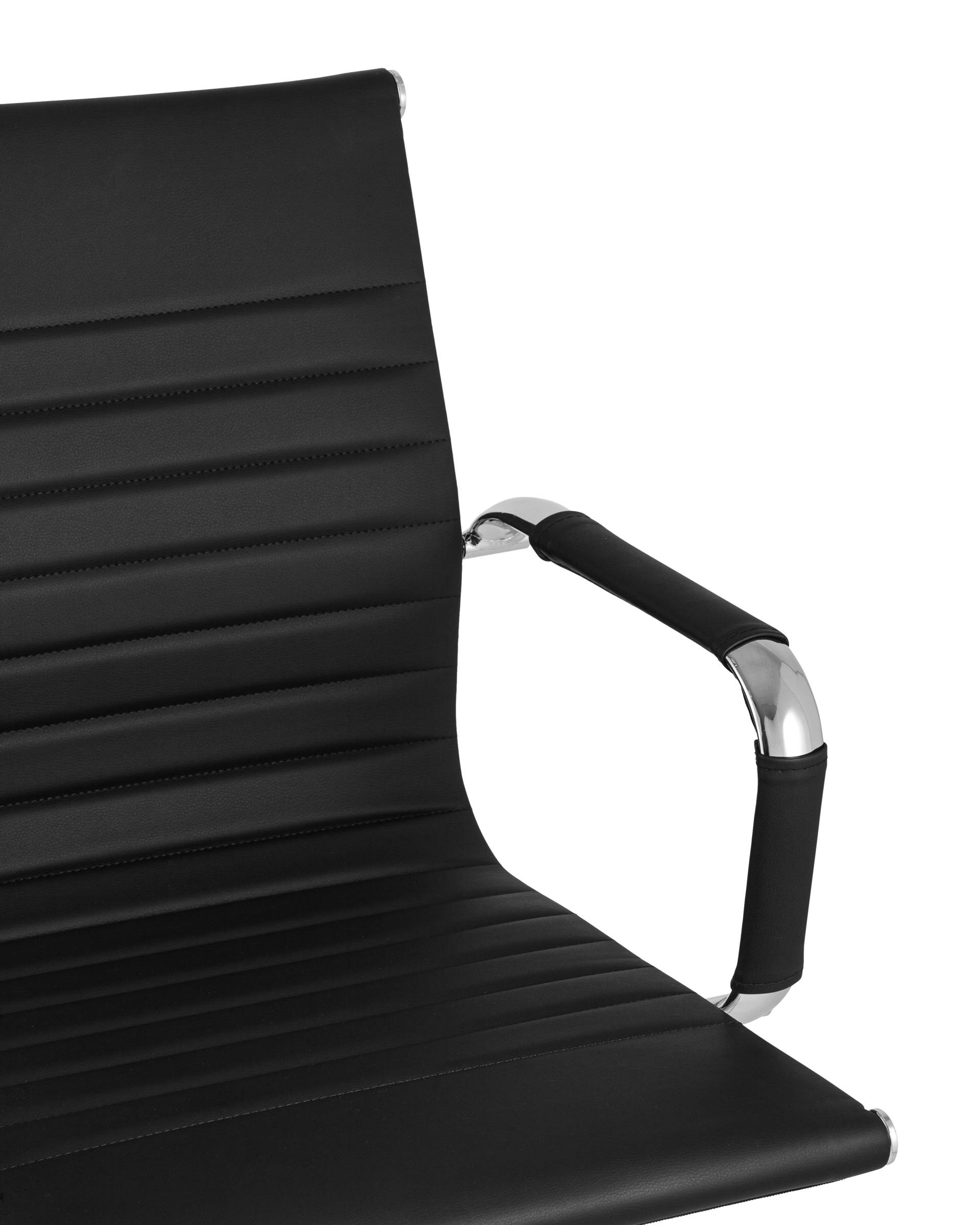Кресло для посетителей TopChairs Visit черное из Италии