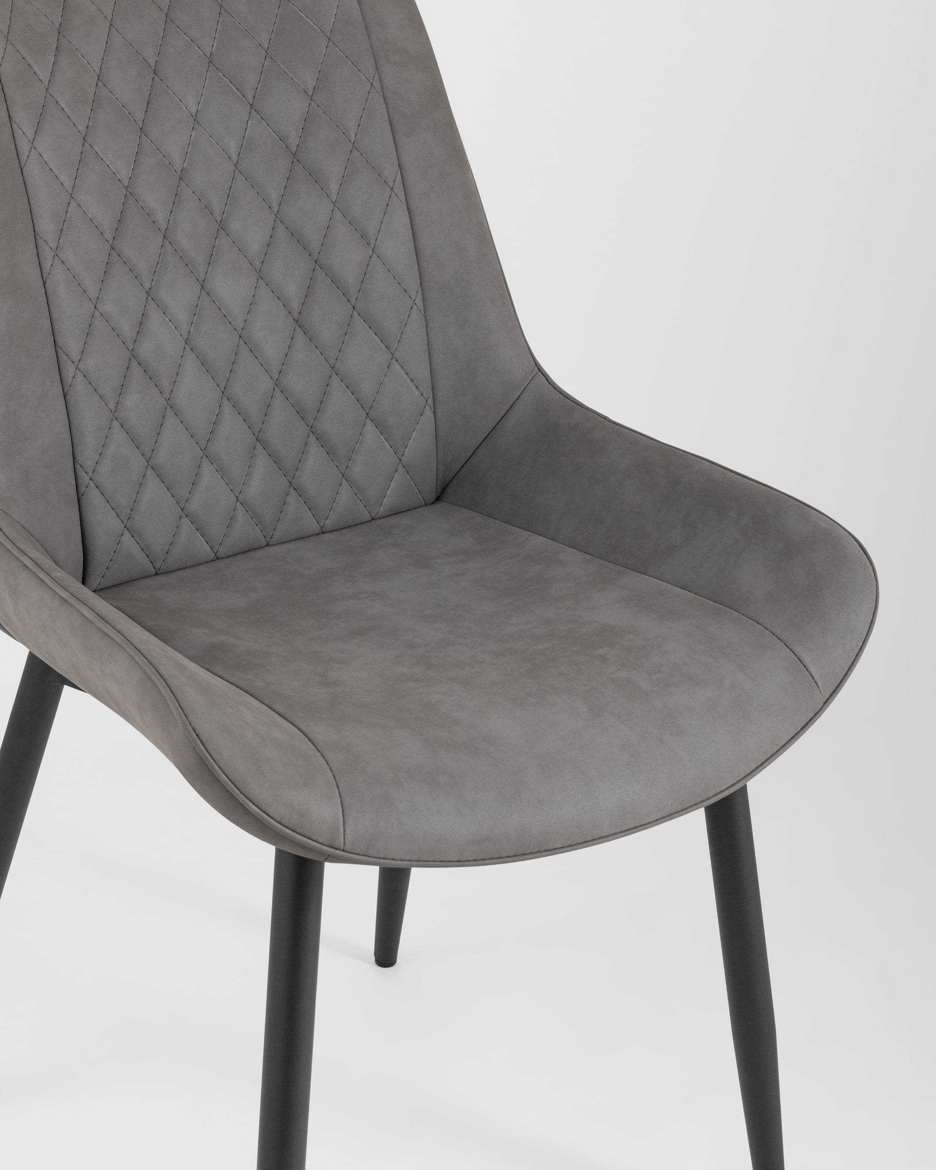 Стул Невада экокожа серый из Италии