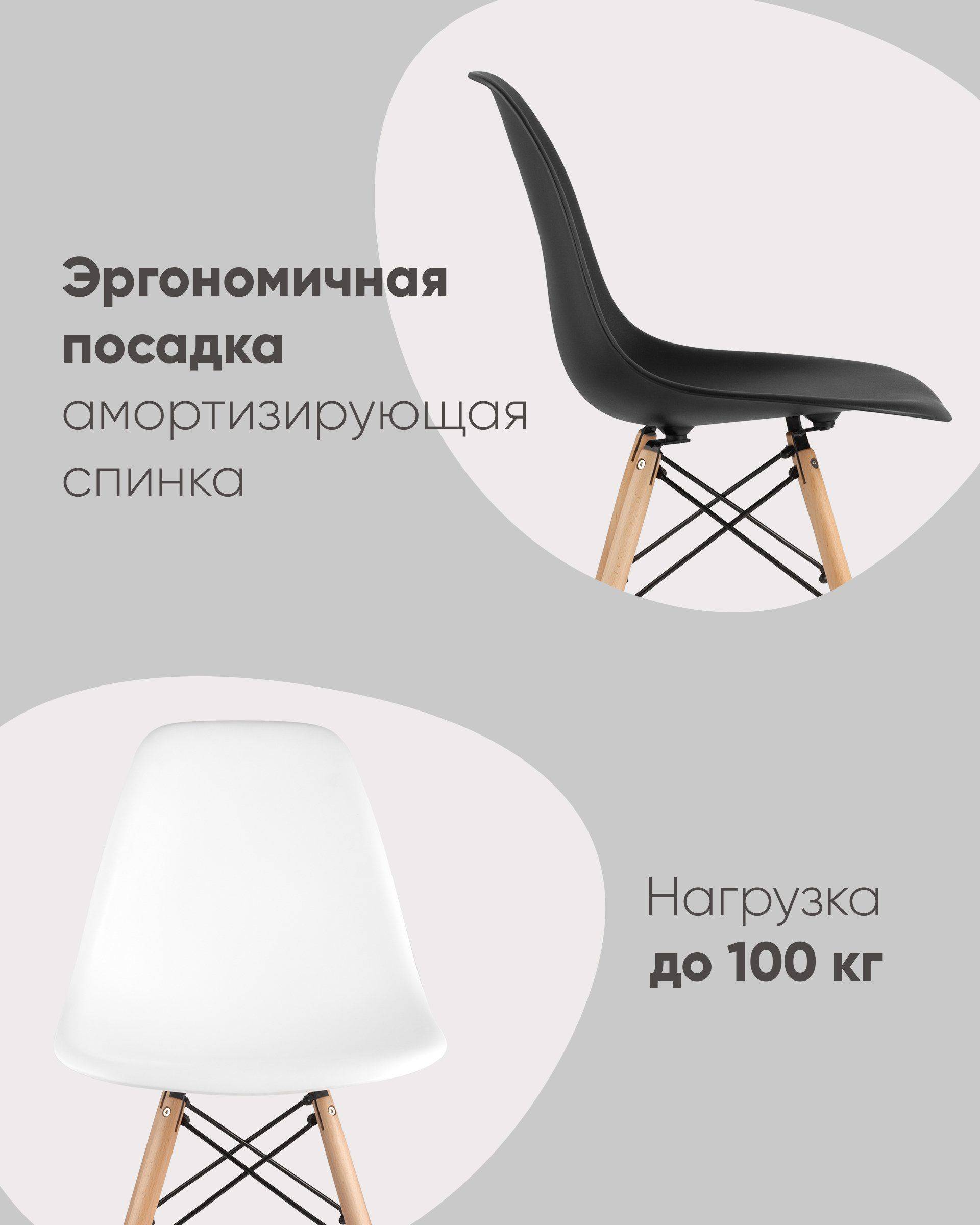 Стул Eames Style DSW темно-бирюзовый (разборный каркас) из Италии