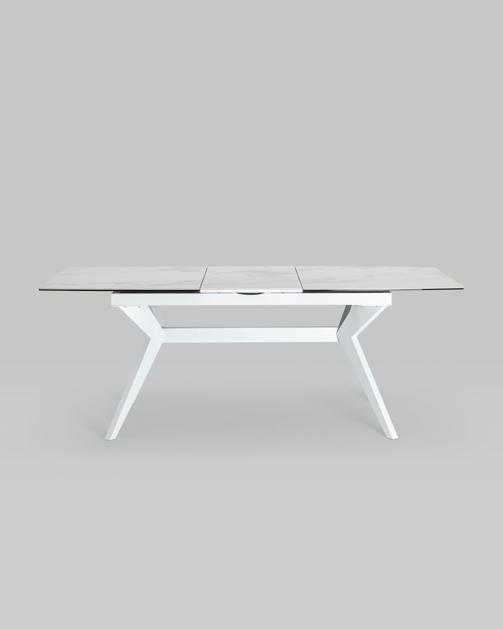 Стол обеденный Аркада раскладной 160-210*90 керамика светлая из Италии