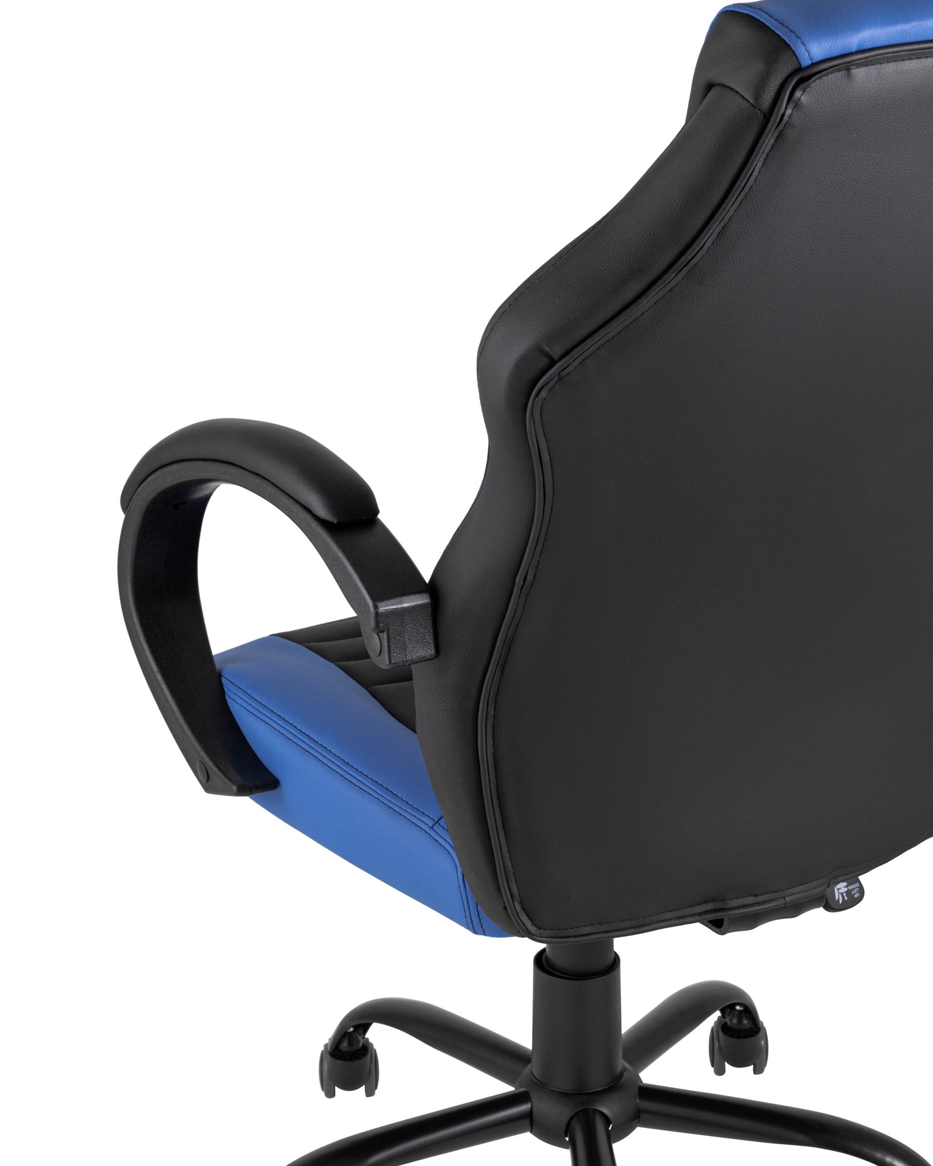 Кресло игровое TopChairs Racer Midi черно-синее из Италии
