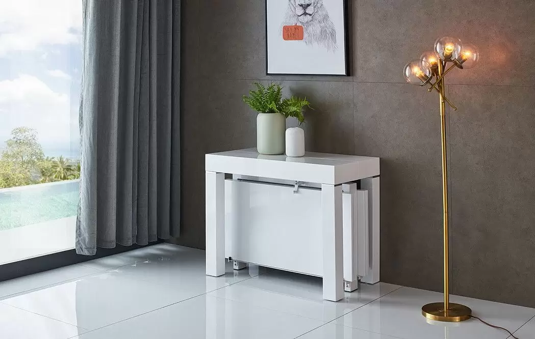 Стол раскладной Claus, белый из Италии