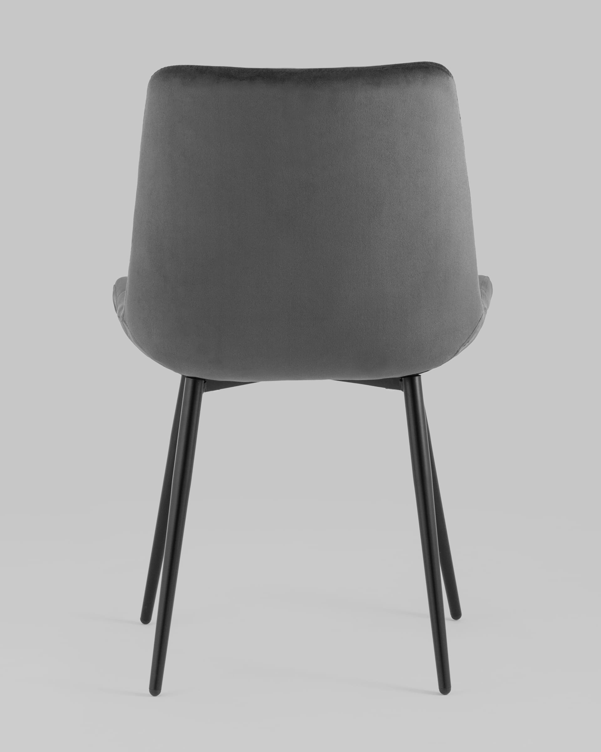 Стул Остин велюр тёмно-серый из Италии