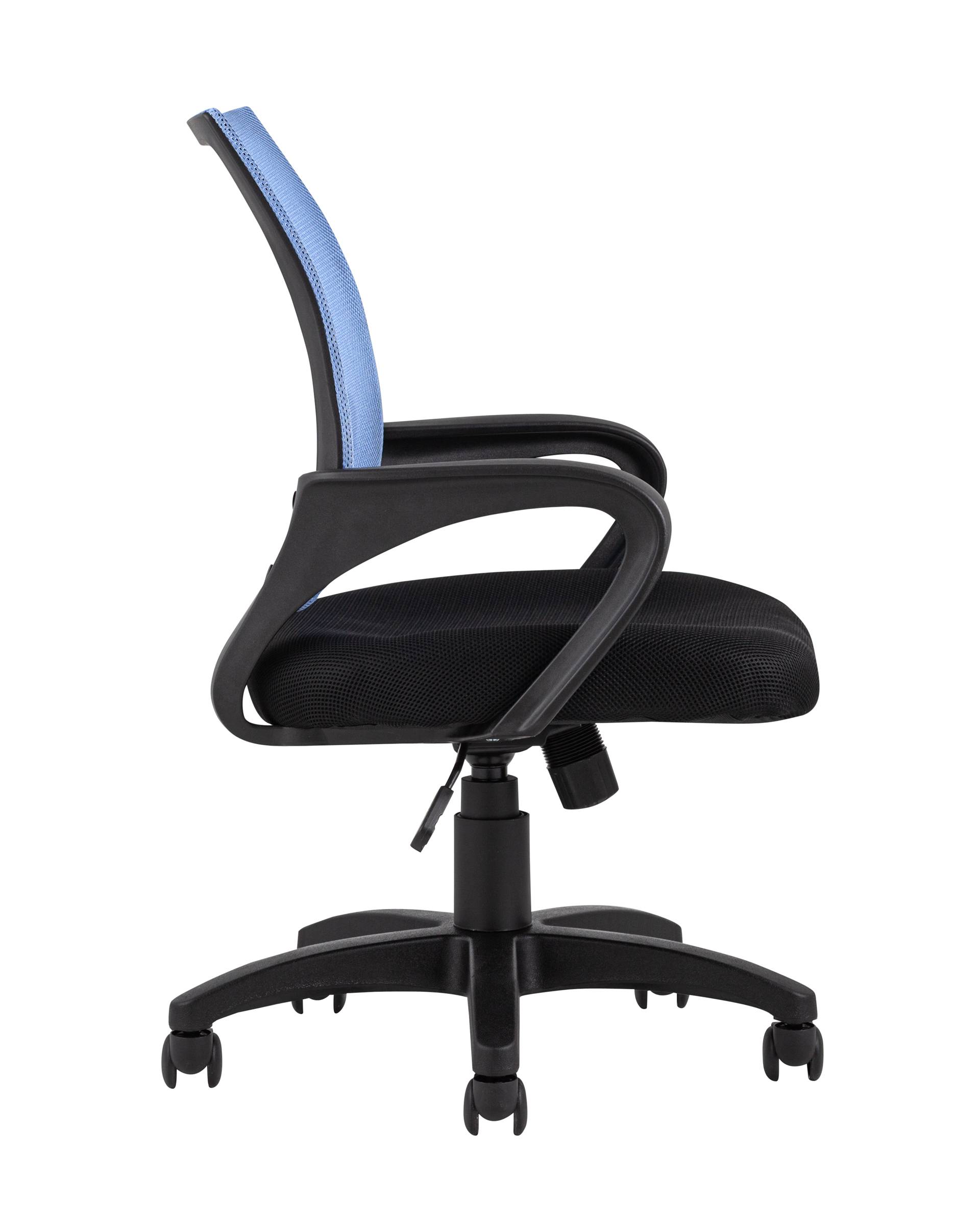 Кресло офисное TopChairs Simple голубое из Италии