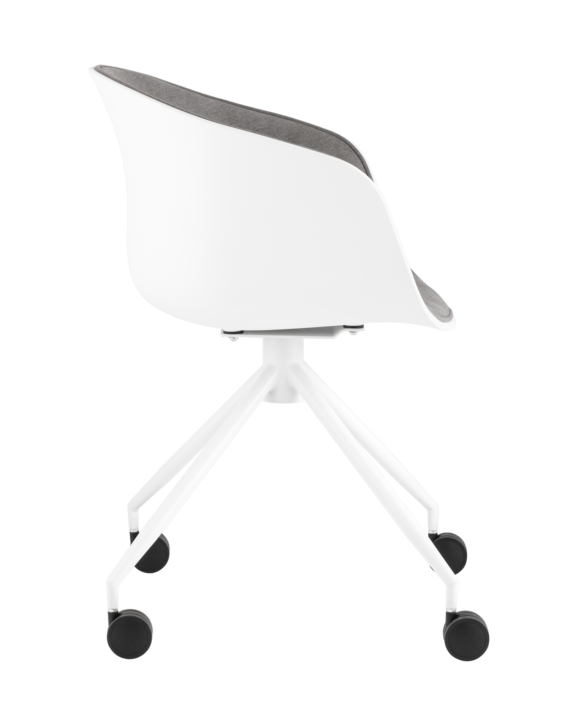 Кресло офисное LIBRA рогожка серый из Италии
