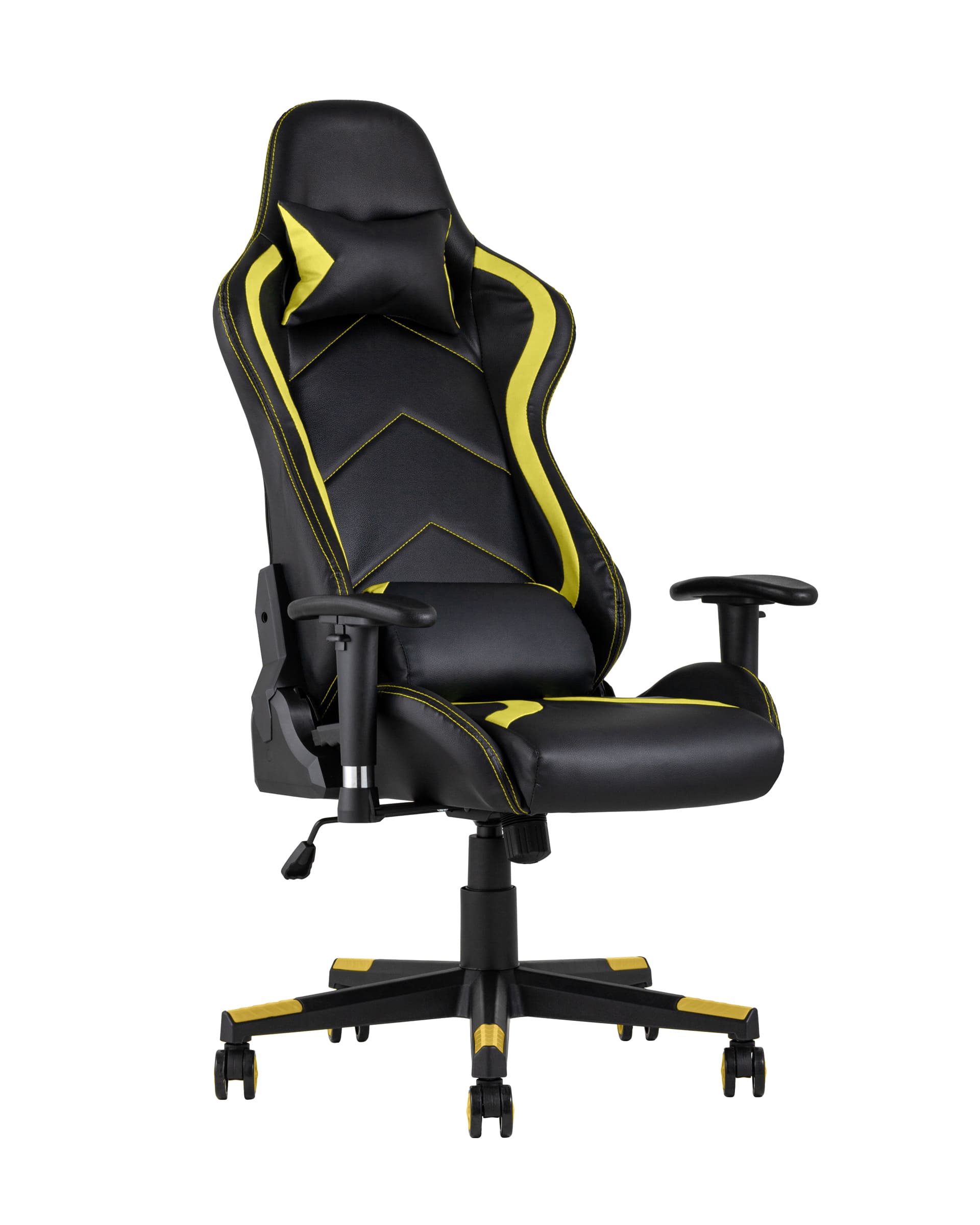 Кресло игровое TopChairs Cayenne желтое из Италии
