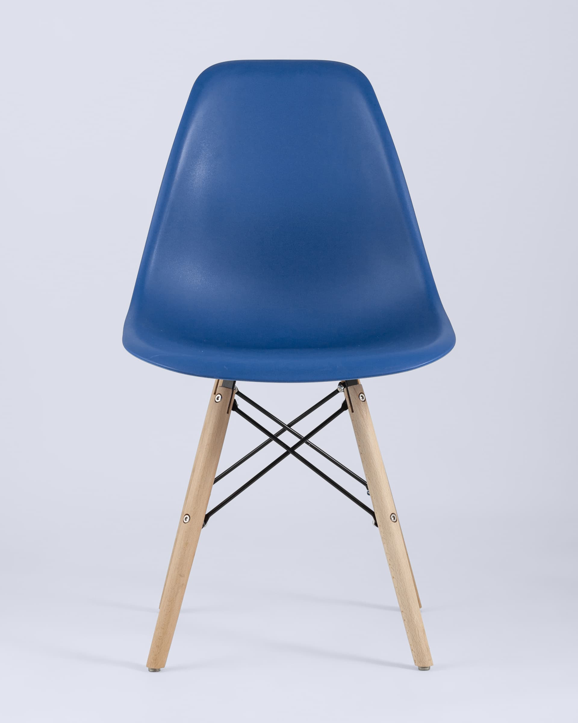 Стул Eames Style DSW синий (разборный каркас) из Италии