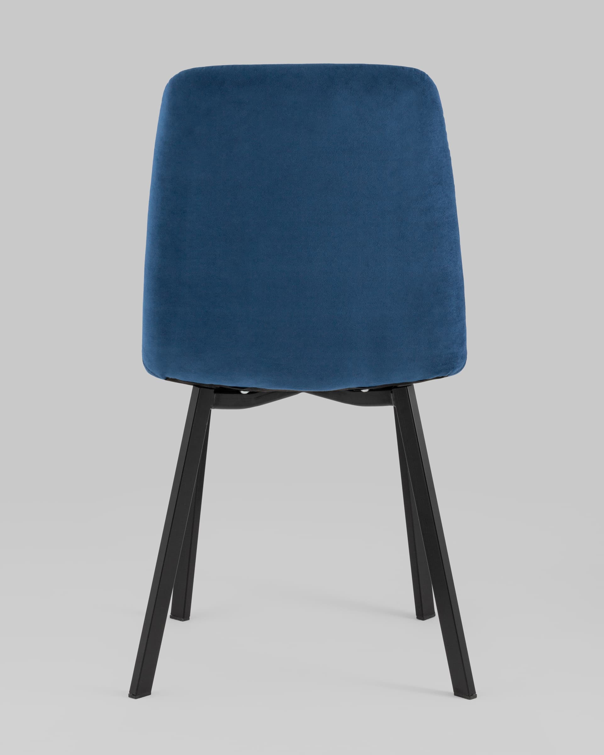 Стул Oliver Square велюр синий из Италии