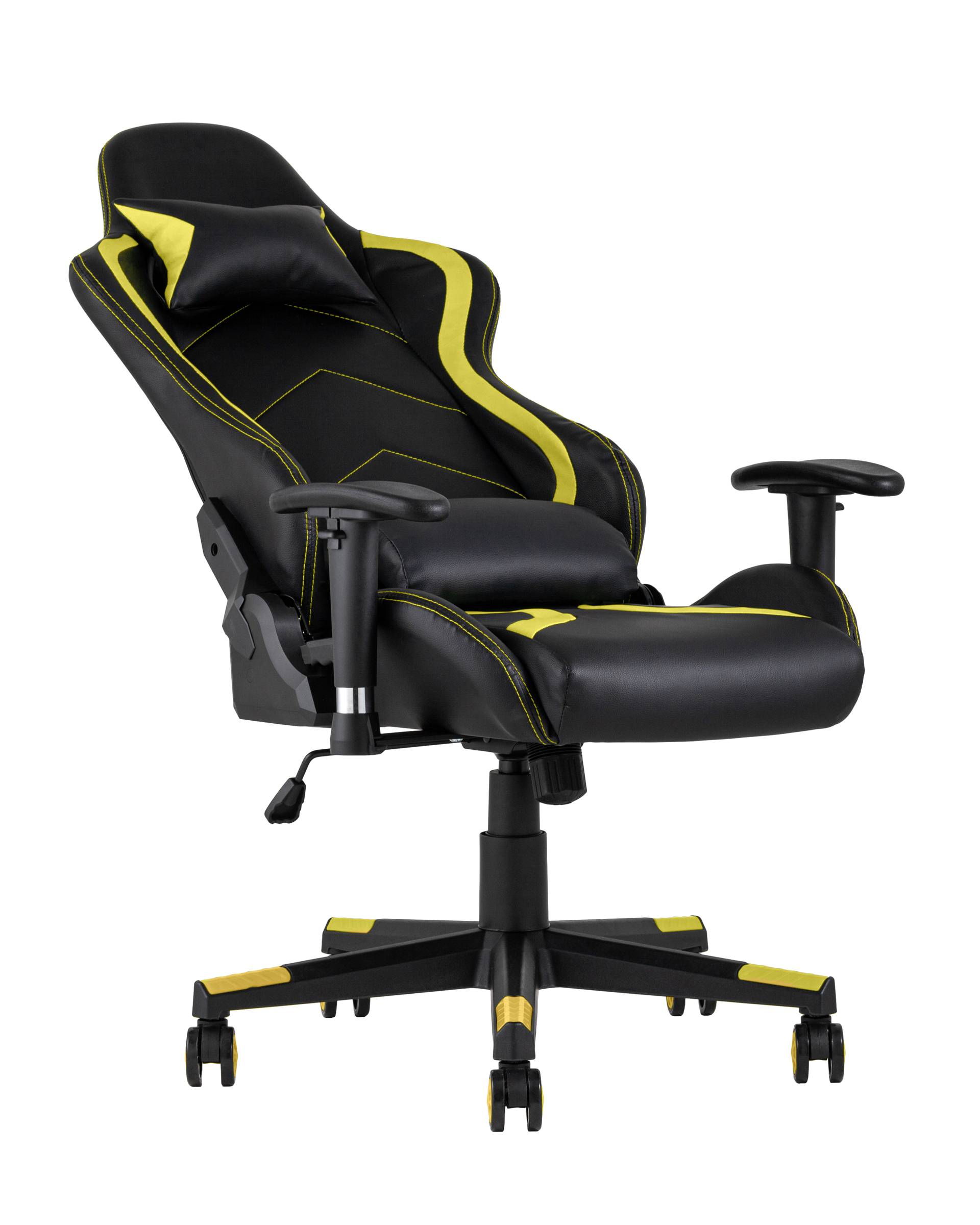 Кресло игровое TopChairs Cayenne желтое из Италии