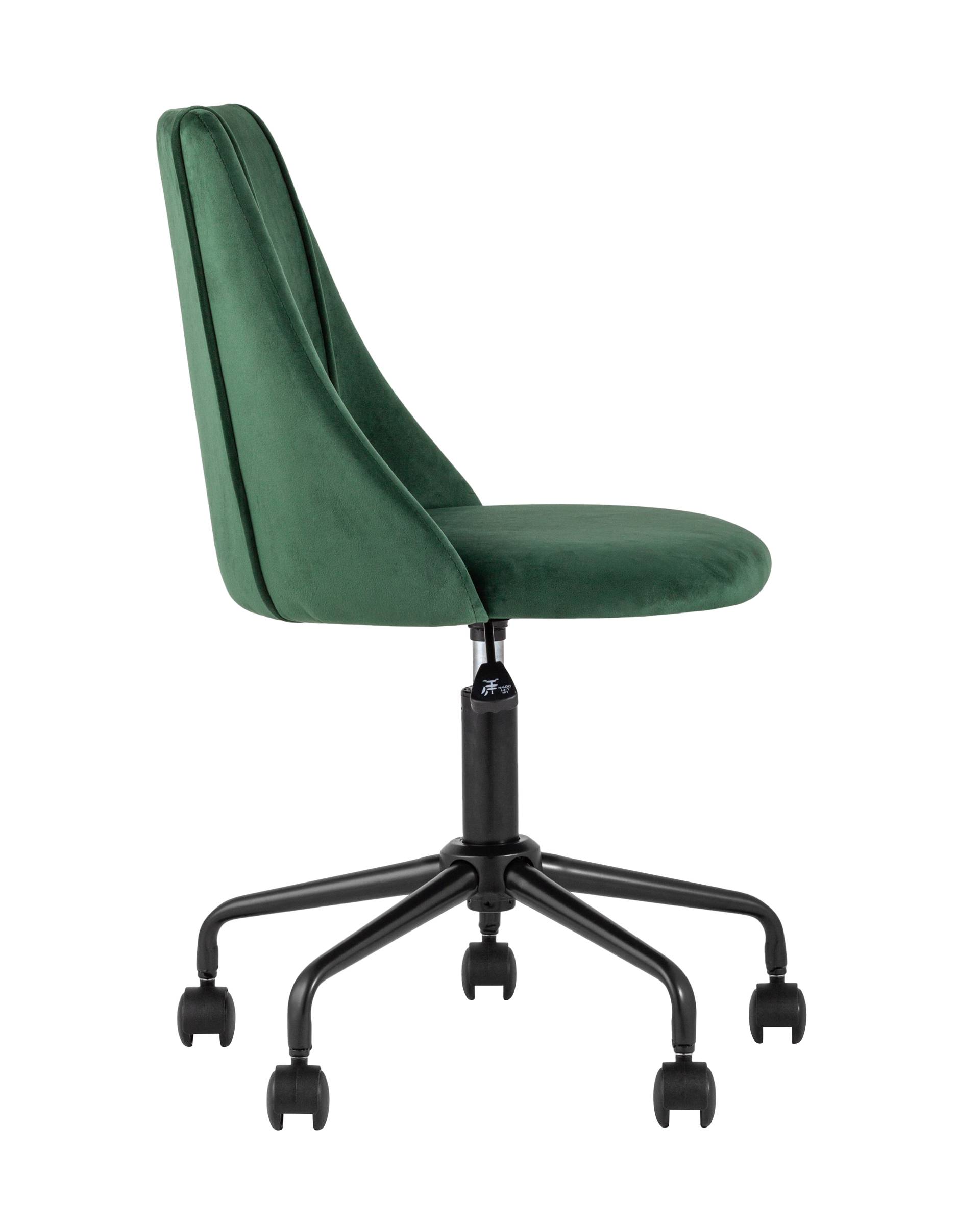 Кресло компьютерное Сиана велюр зеленый из Италии