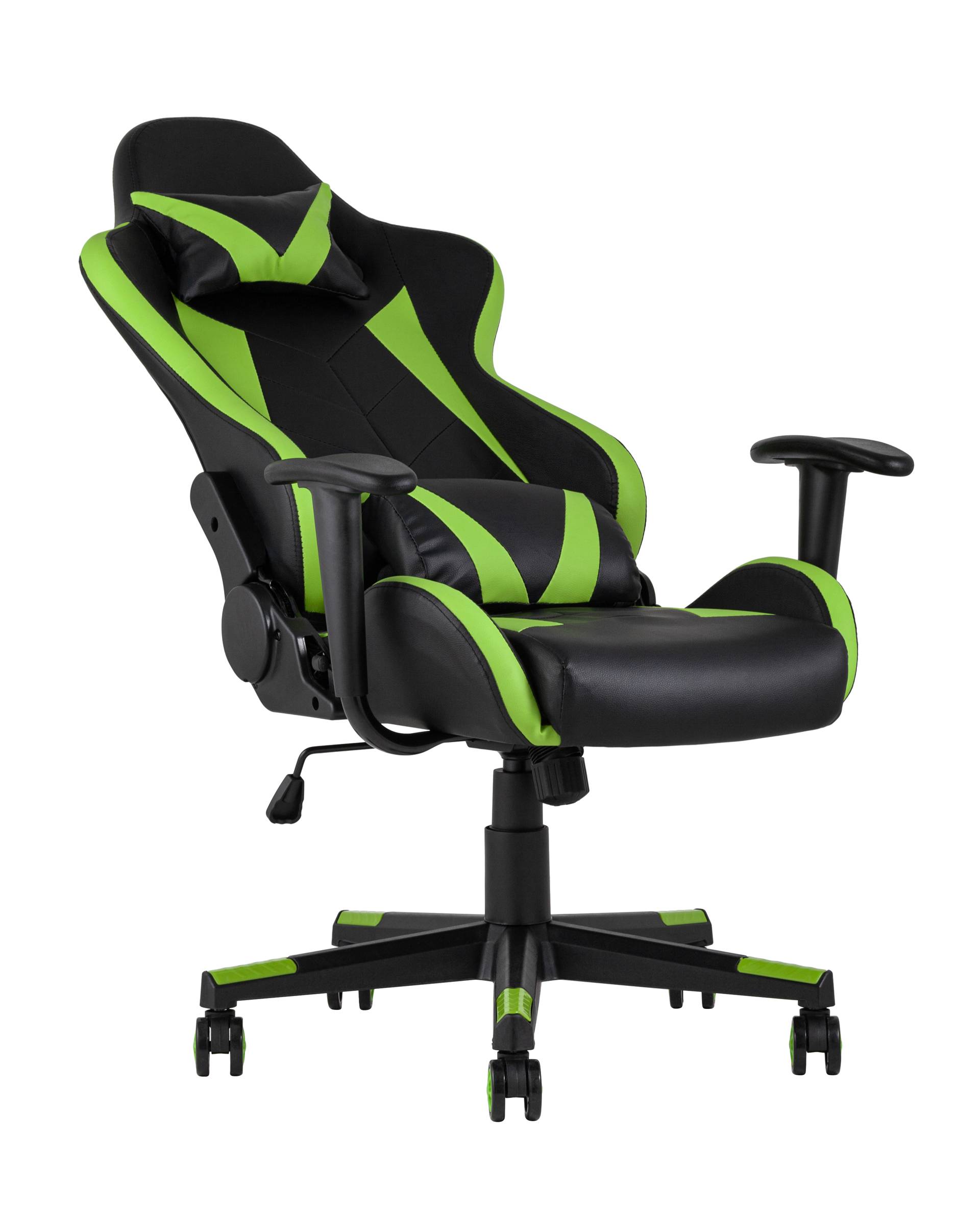 Кресло игровое TopChairs Gallardo зеленое из Италии