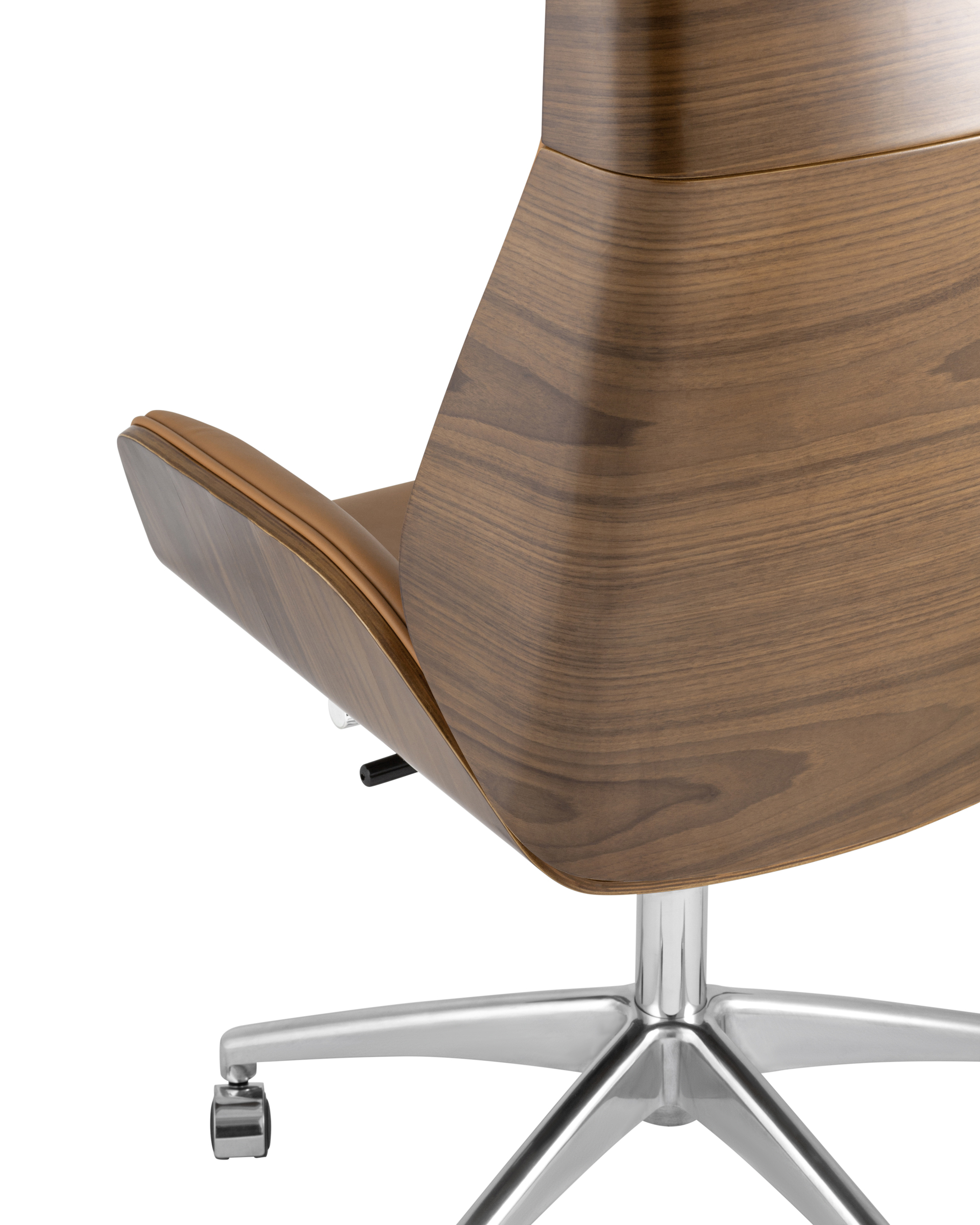 Кресло руководителя TopChairs Crown коричневое из Италии