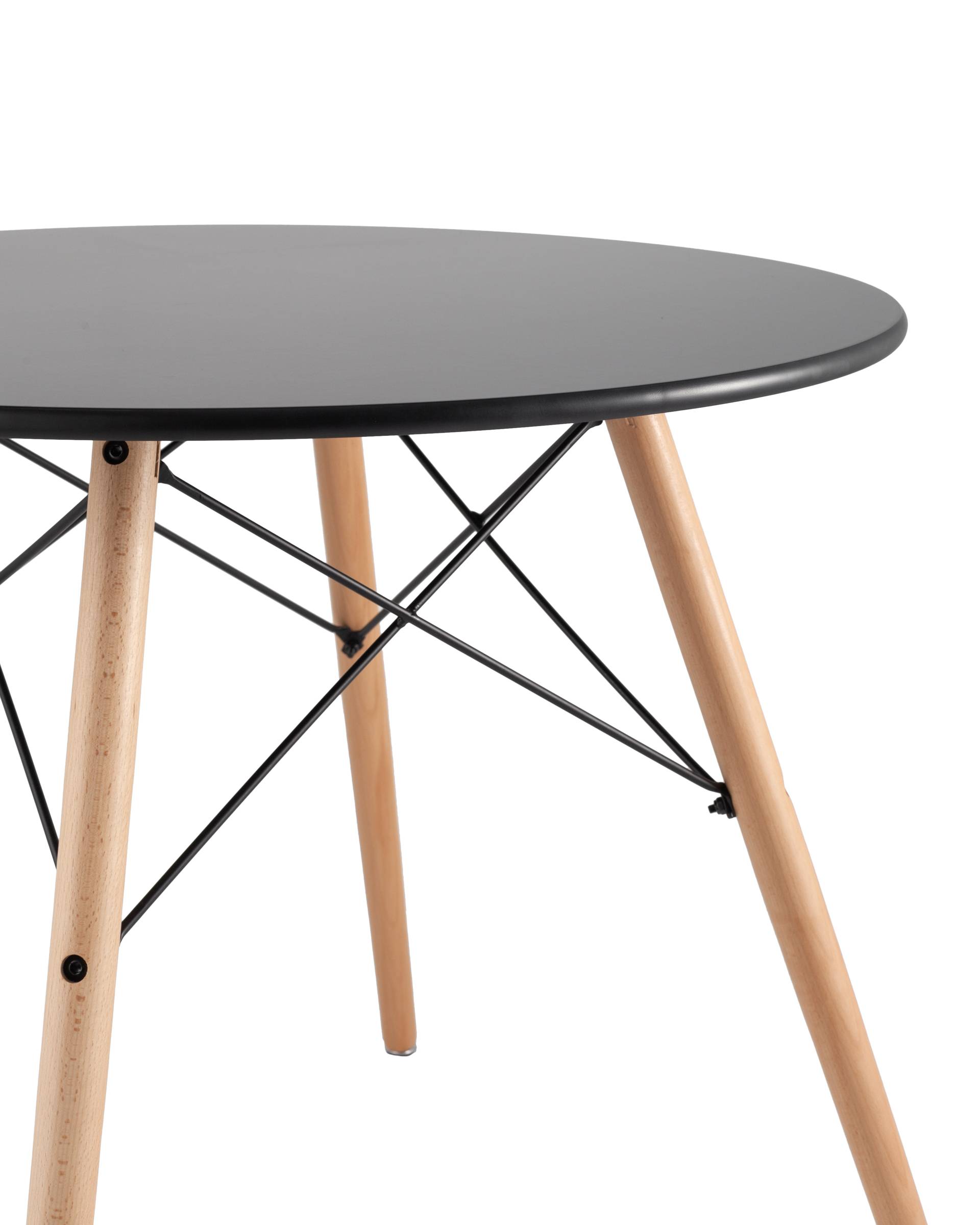 Стол Eames DSW D80 черный из Италии