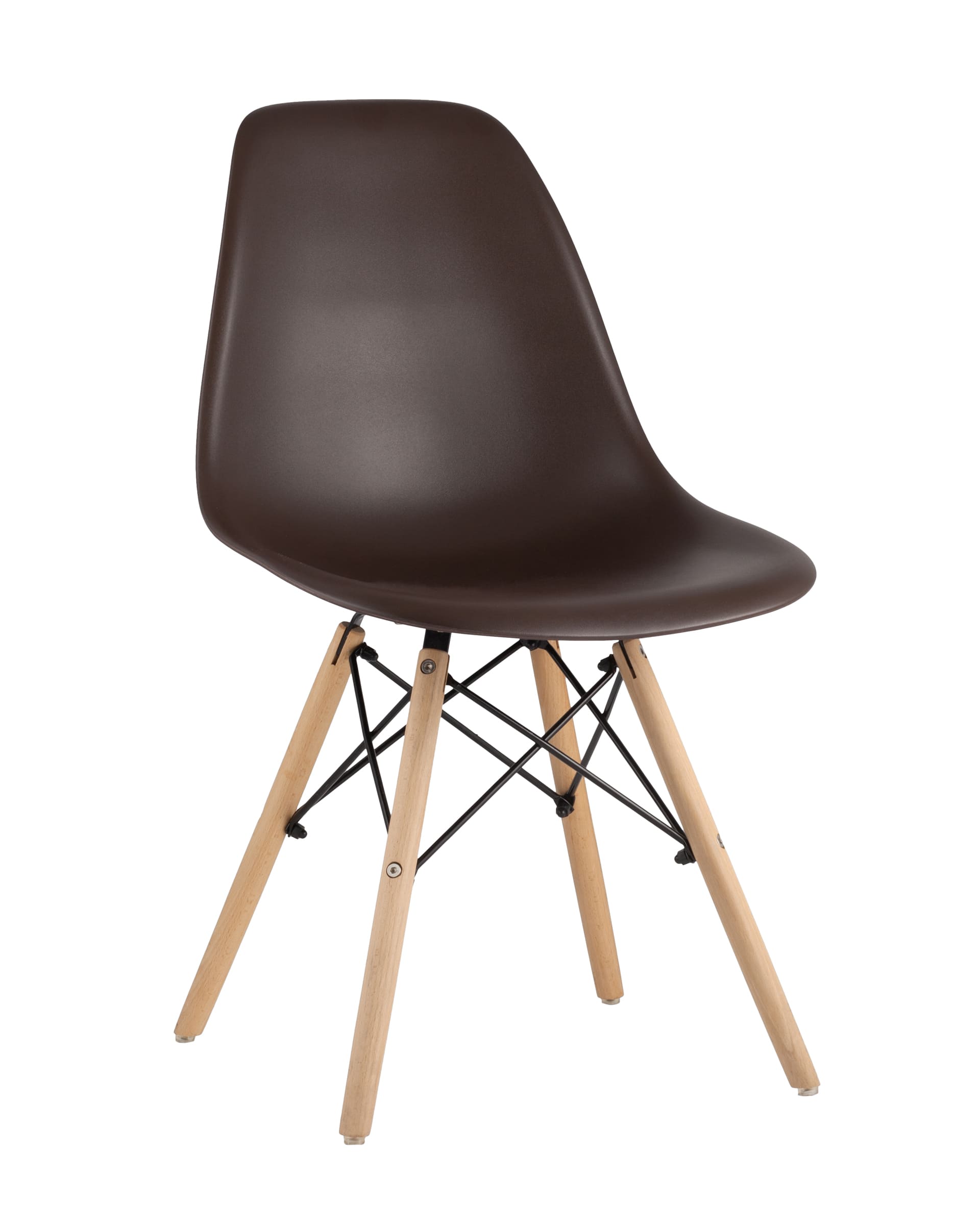 Стул Eames DSW коричневый из Италии
