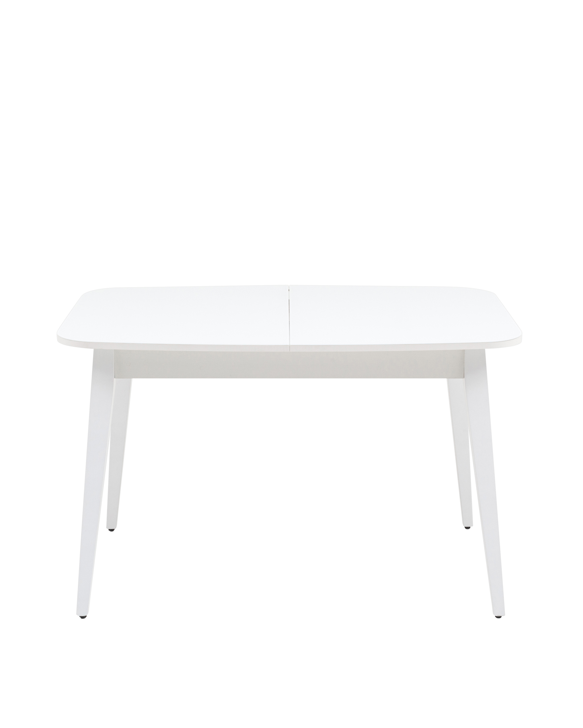 Стол обеденный Берлин раскладной 120-160*80 белый матовый из Италии