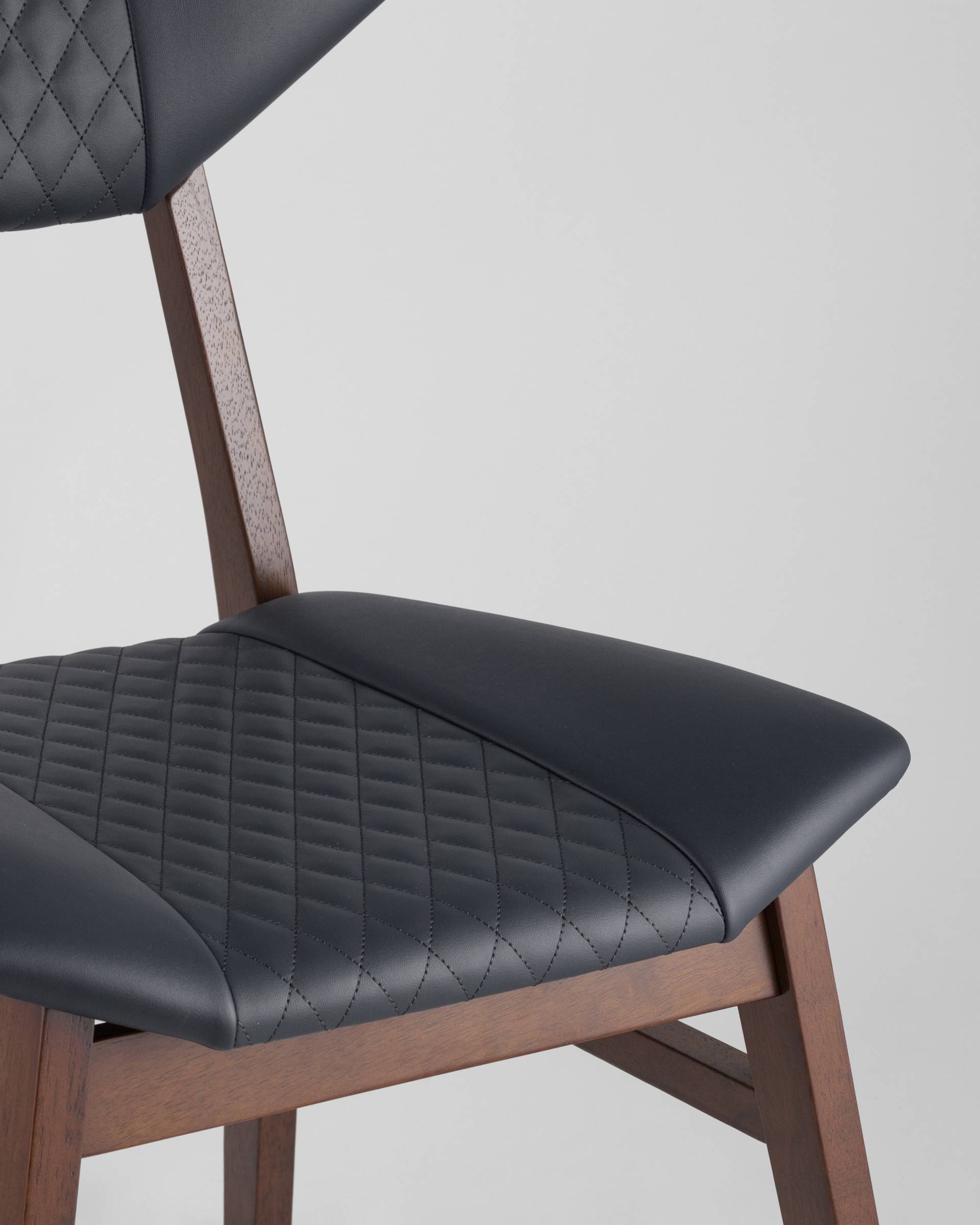 Стул обеденный TOR синий ПУ 4 шт. из Италии