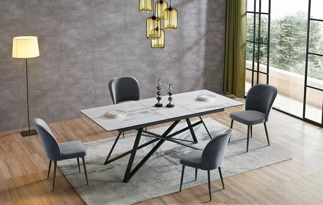 Стол раскладной Bristol (180), светлая керамика из Италии