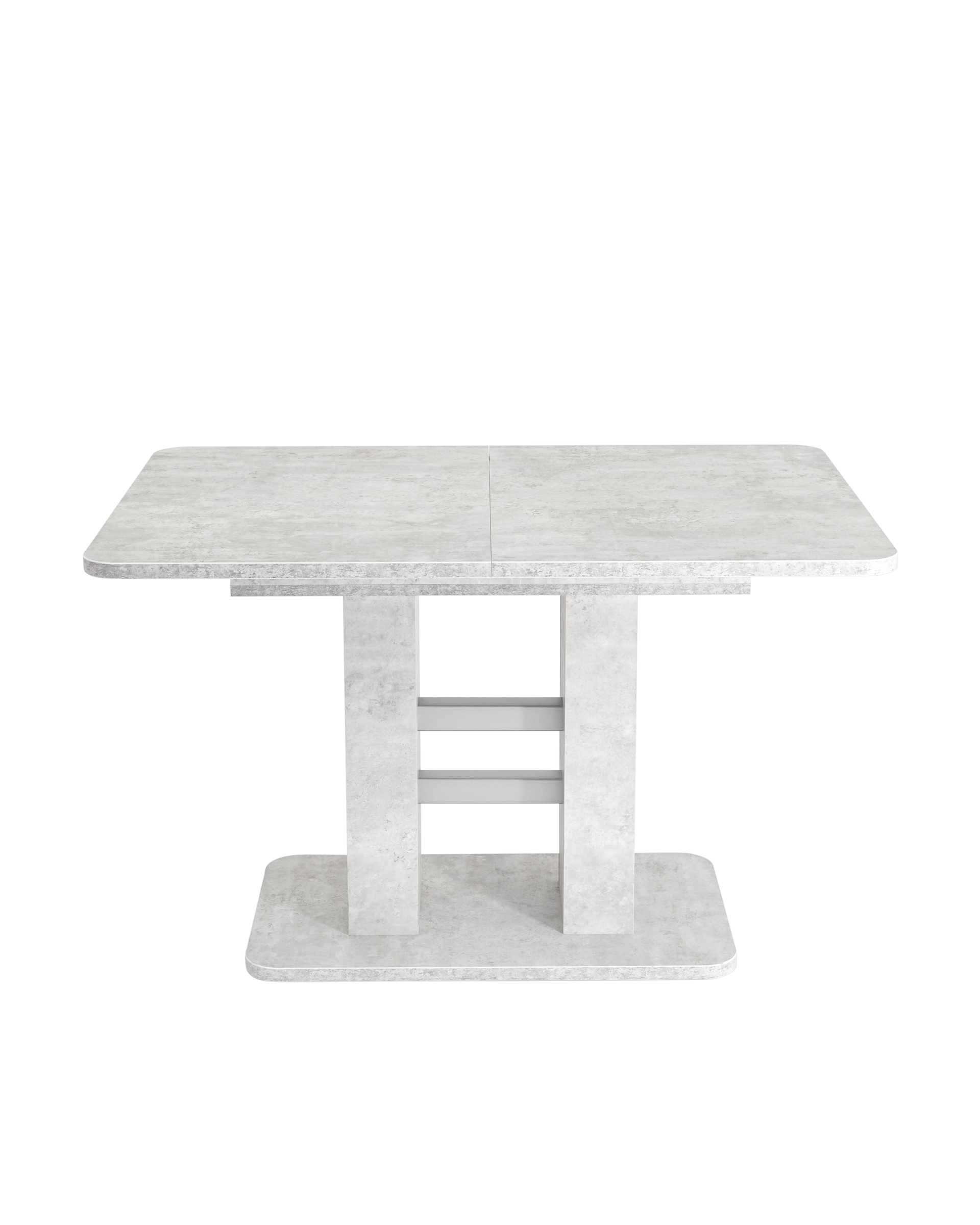 Стол Elephant раскладной 120-160*80 бетон/алюминий из Италии