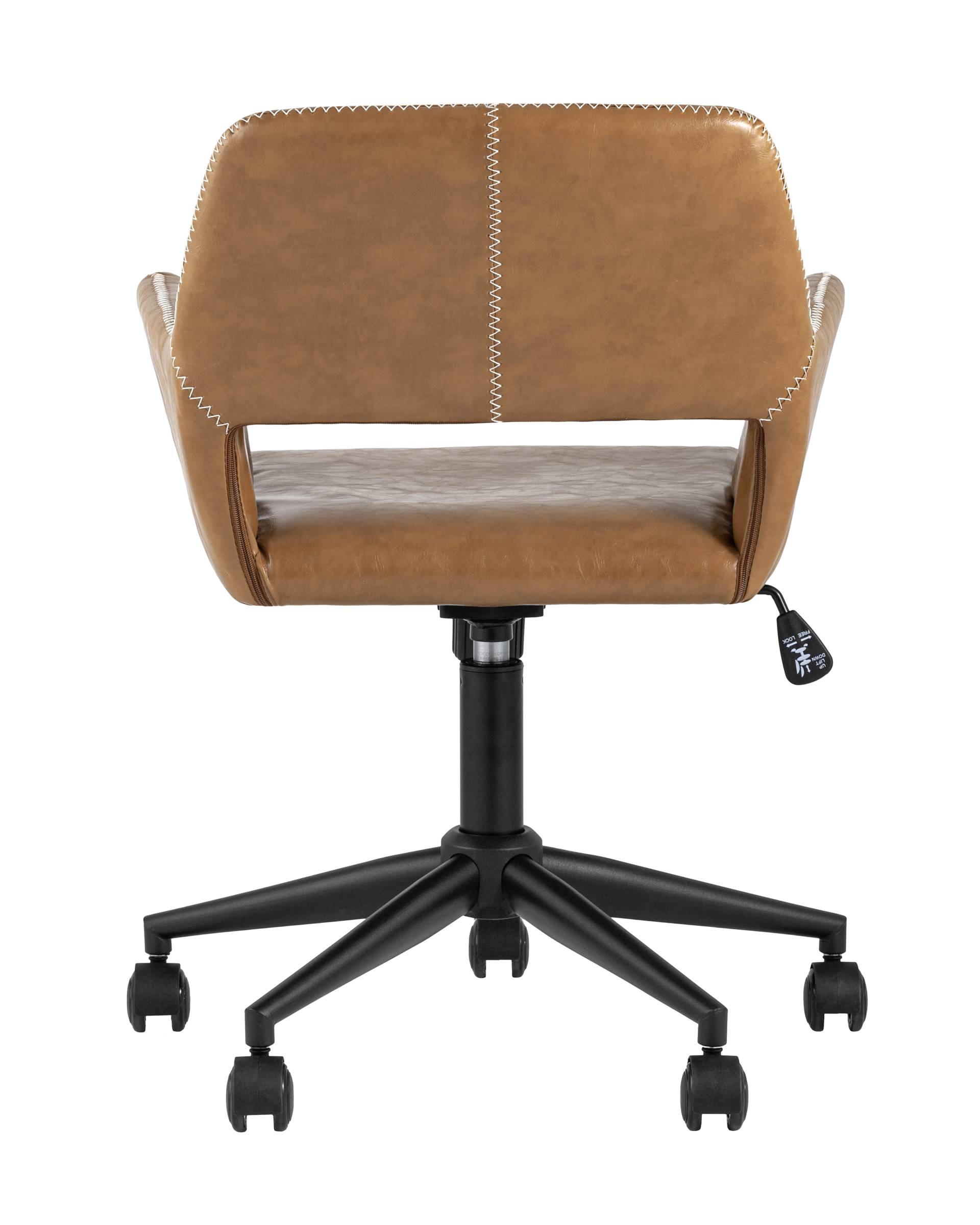 Кресло компьютерное Филиус экокожа коричневый из Италии