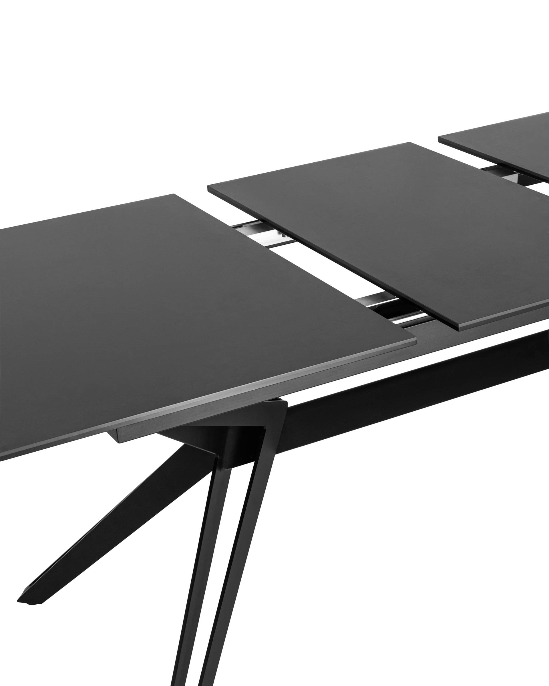 Стол обеденный Олимпия раскладной 180-230*90 керамика темная из Италии