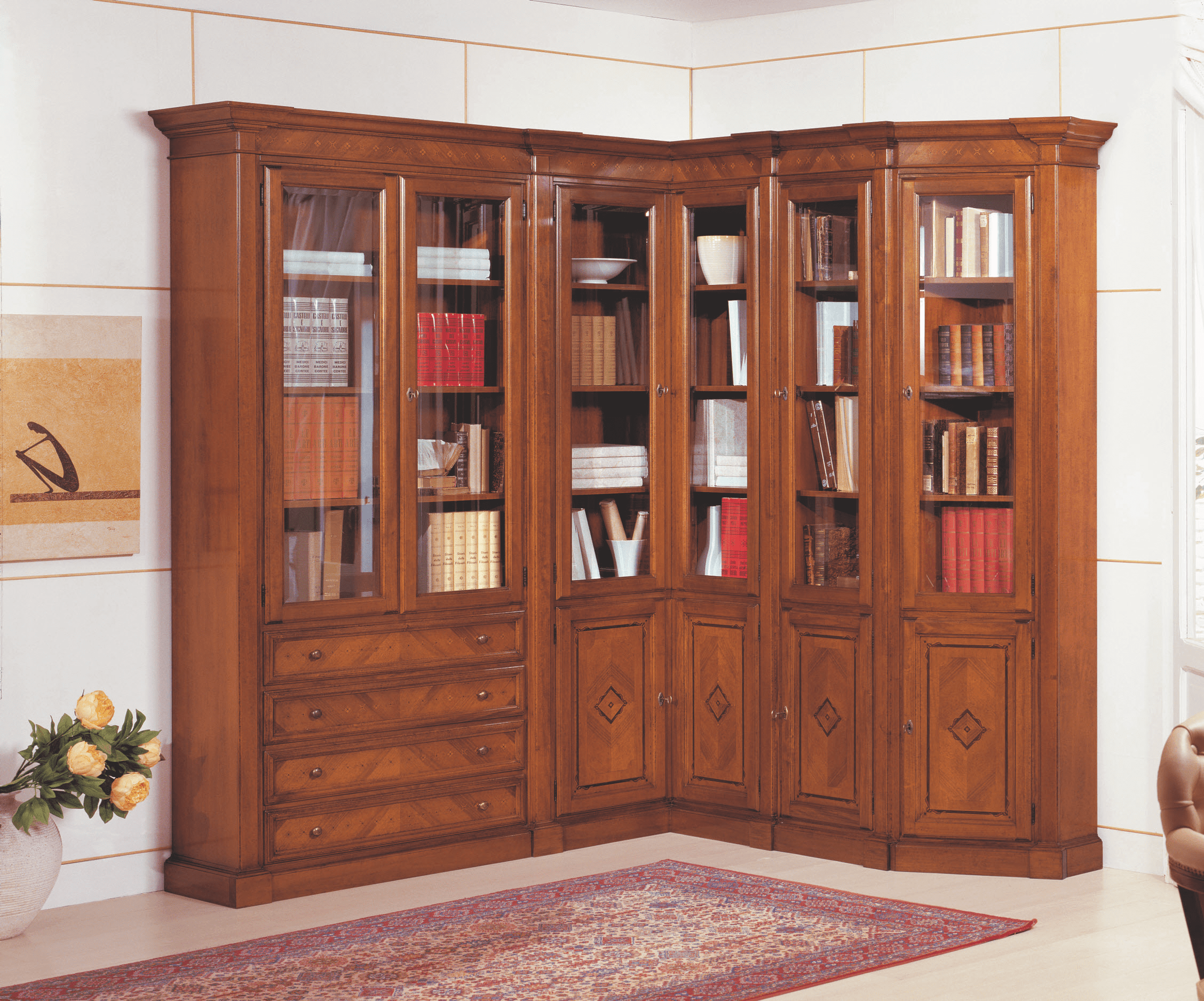 Библиотека из коллекции Carlo X из Италии