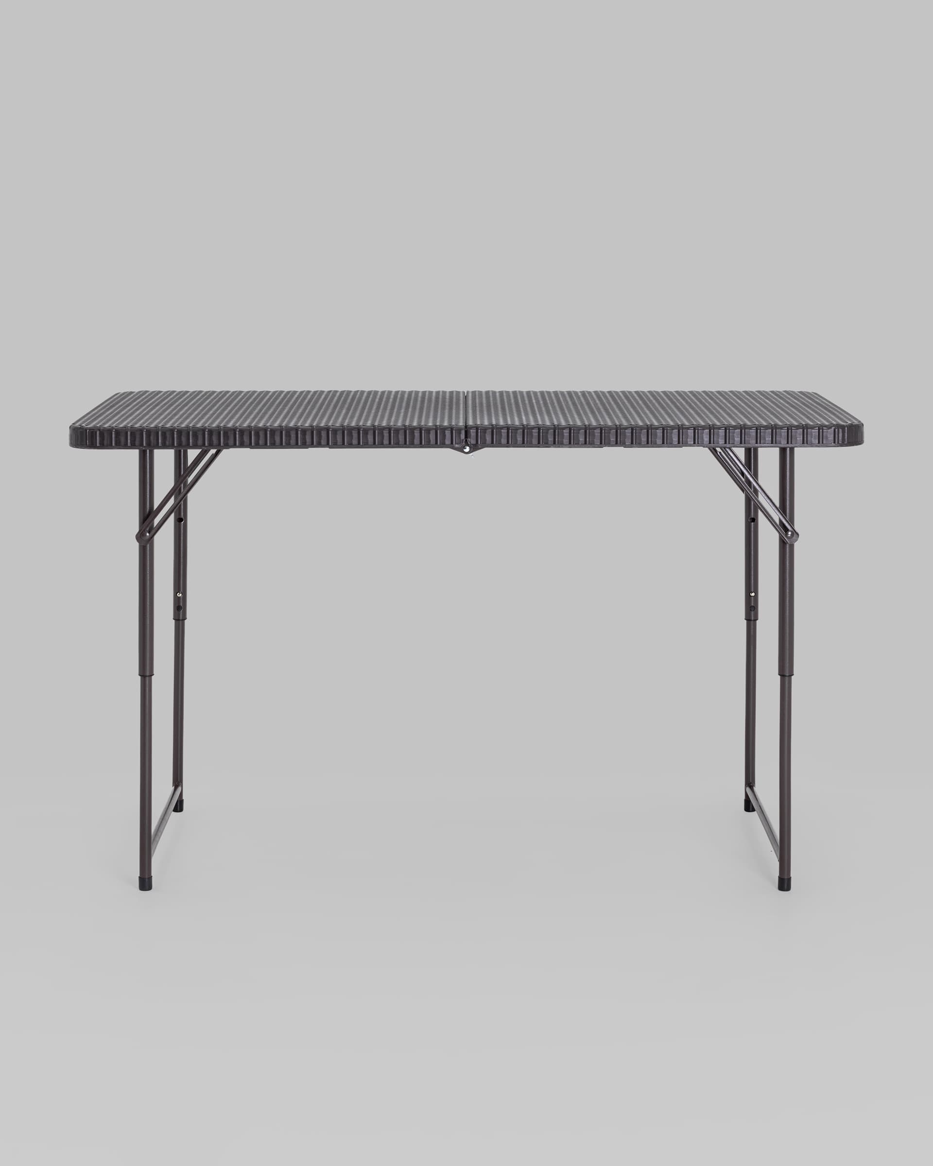 Стол складной чемодан пластиковый Кейт 120 коричневый из Италии