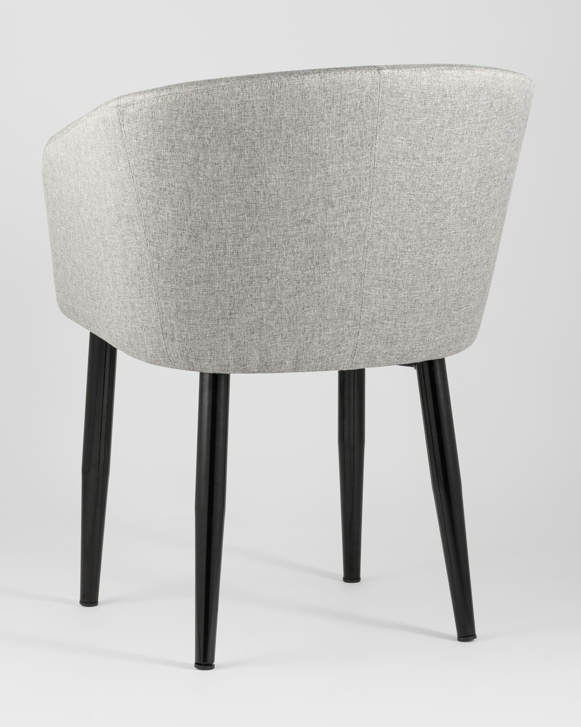 Кресло Ральф рогожка серый из Италии