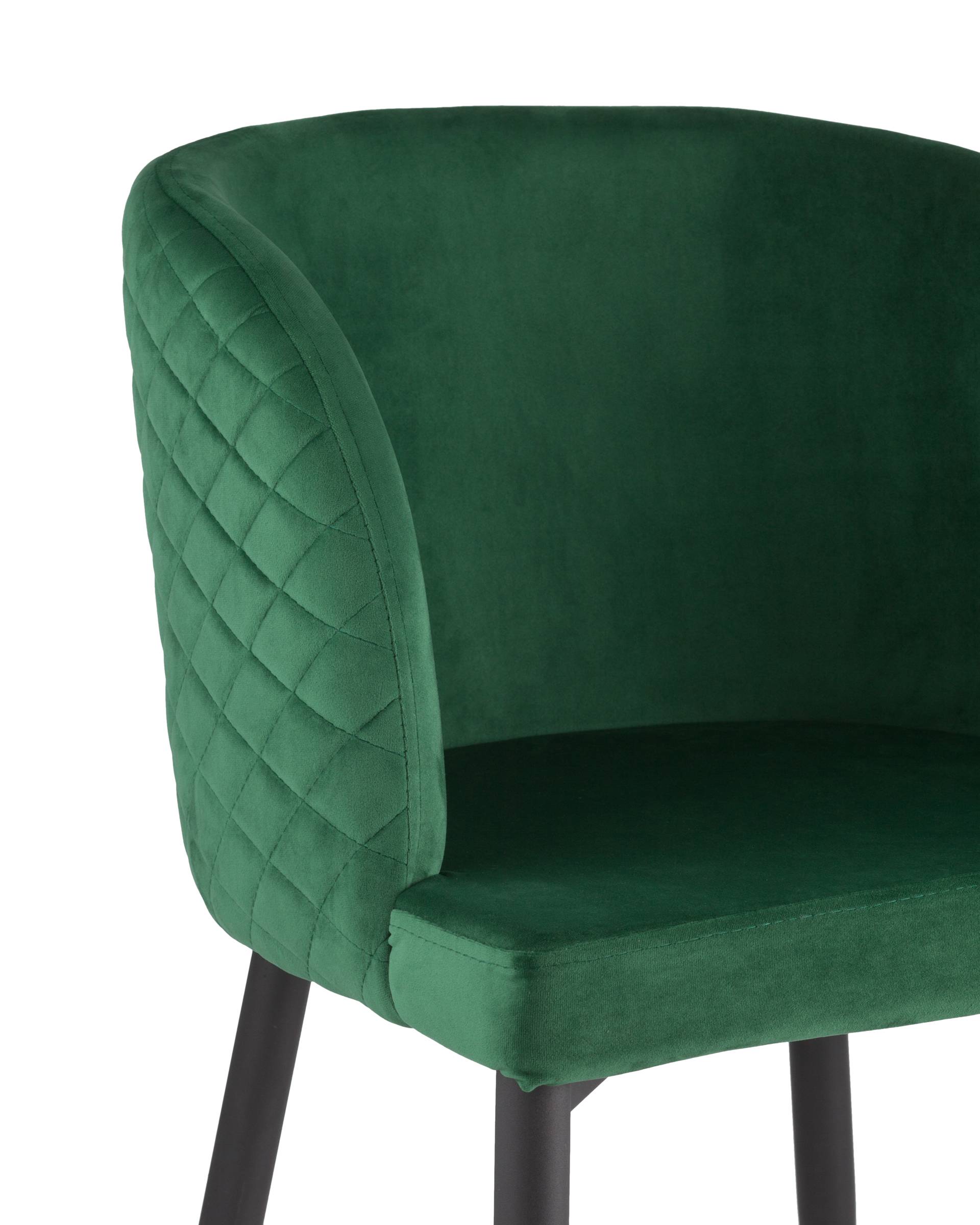 Стул Оскар велюр изумрудный из Италии